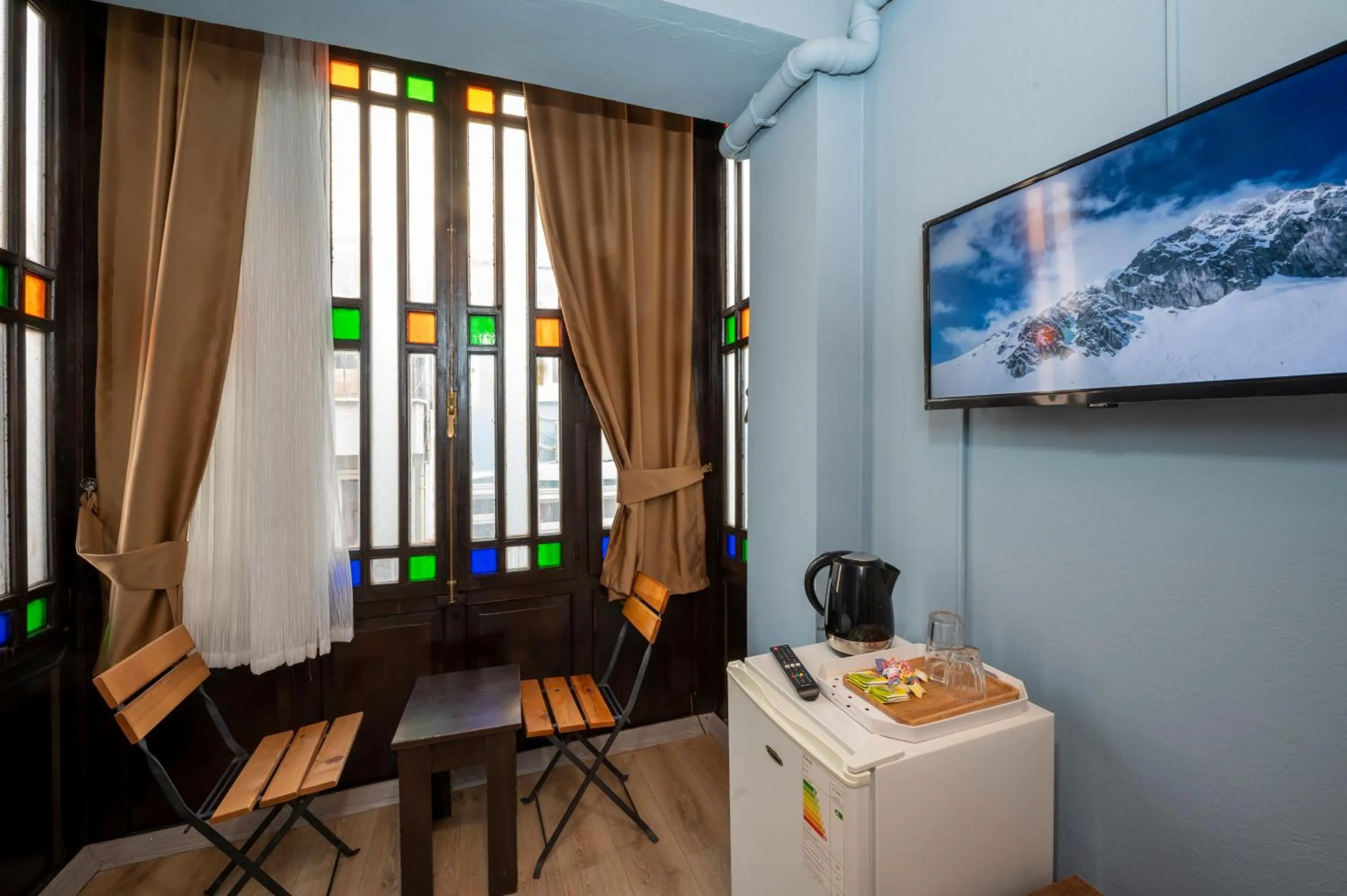 Seating area in Taksim Antique Hotel