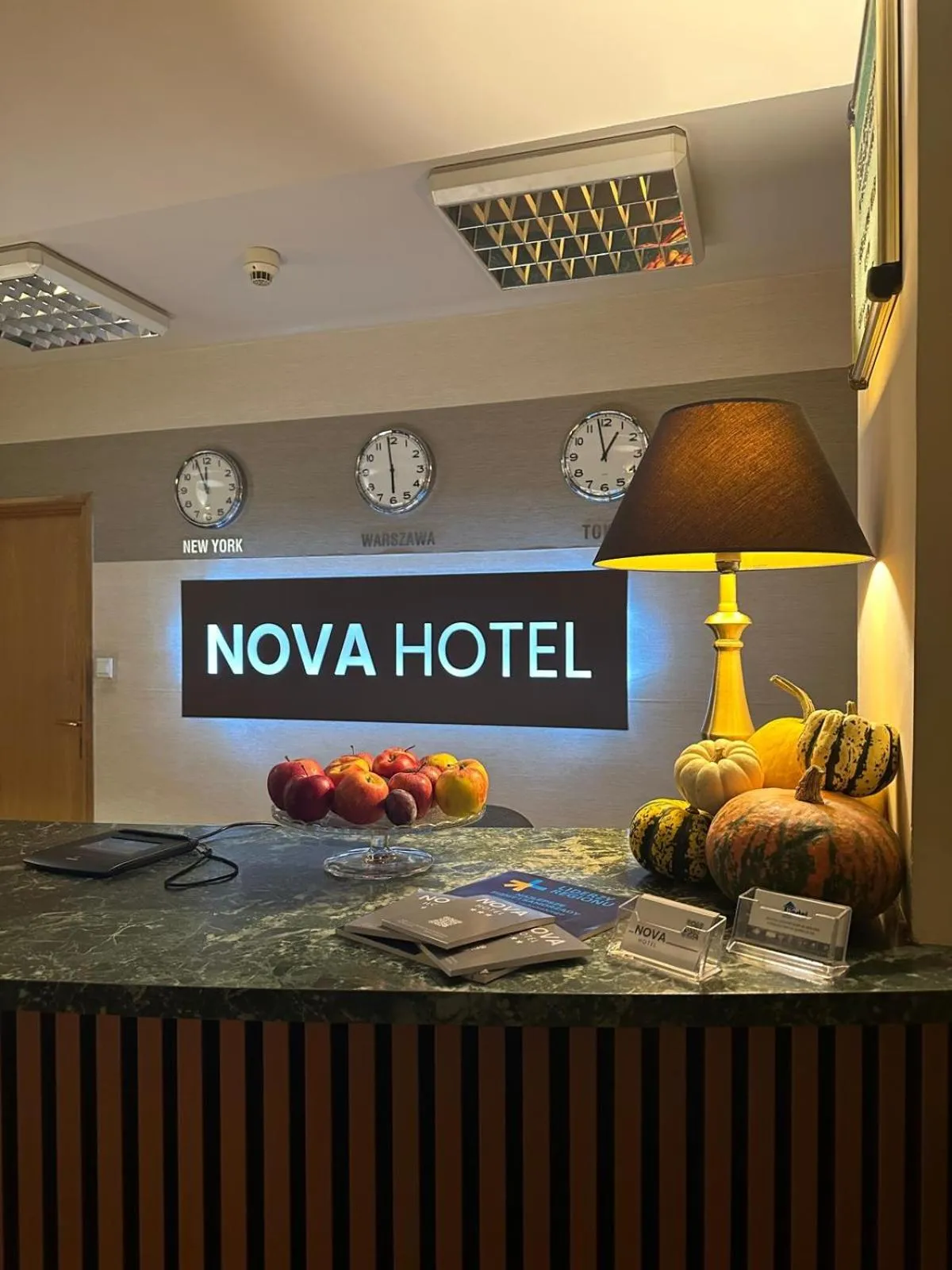 Lobby or reception in Nova Hotel