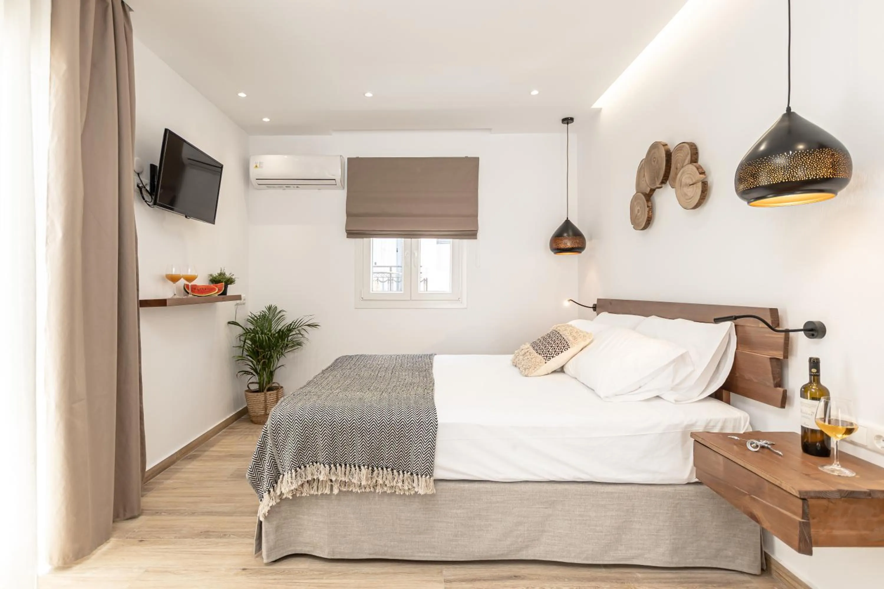 Bed in Galazia Boutique Apartments
