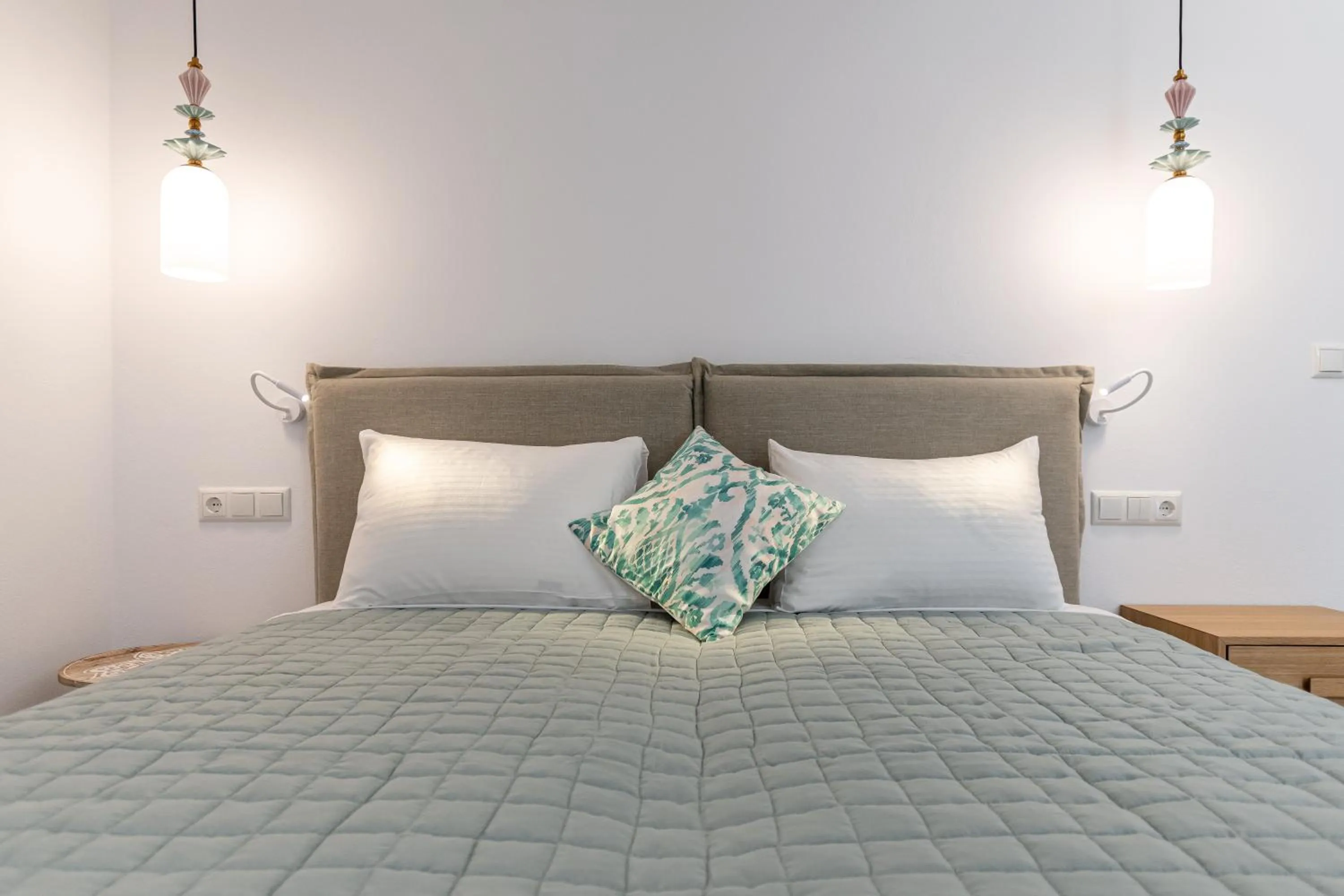 Bed in Galazia Boutique Apartments