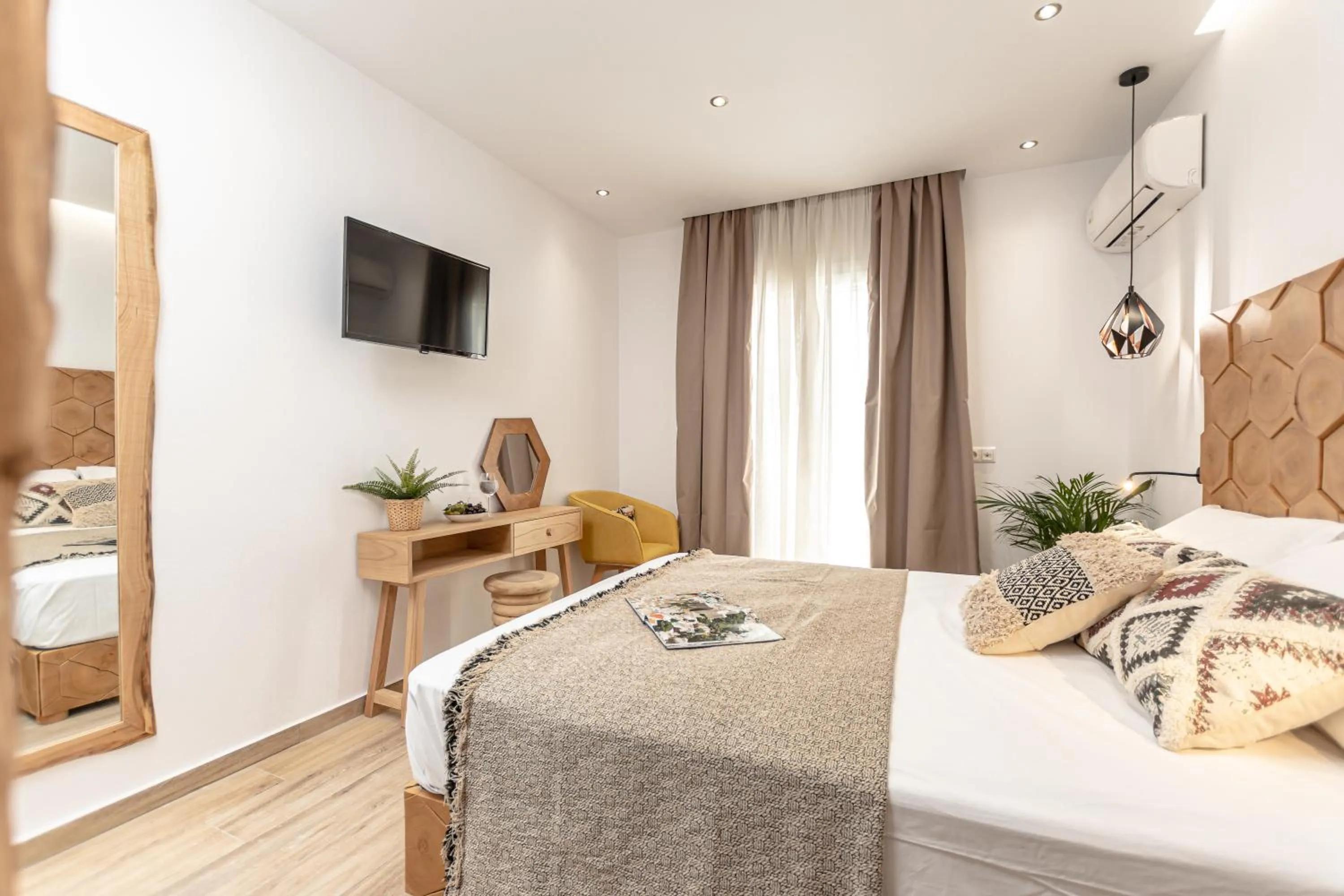 Bed in Galazia Boutique Apartments