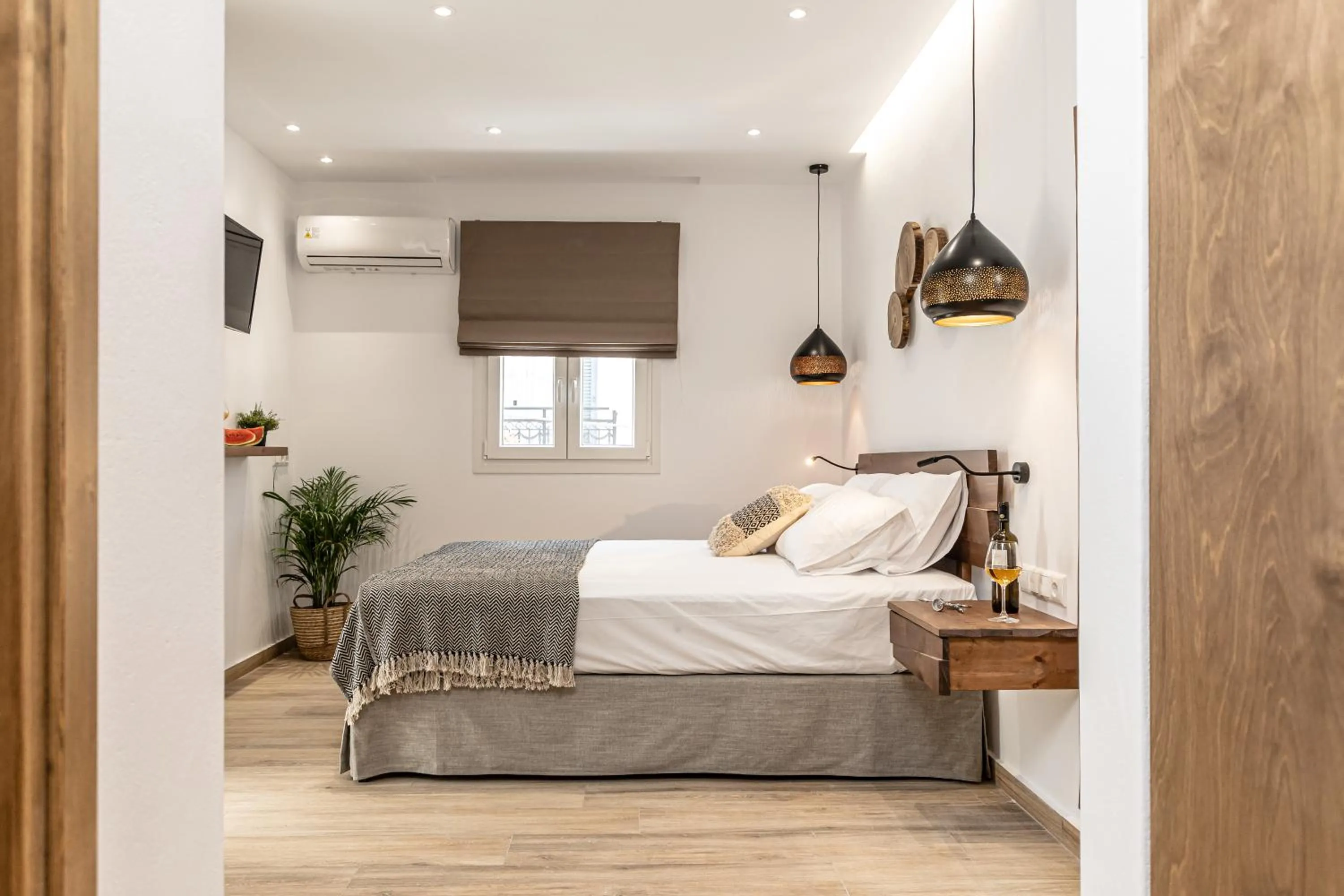 Bed in Galazia Boutique Apartments