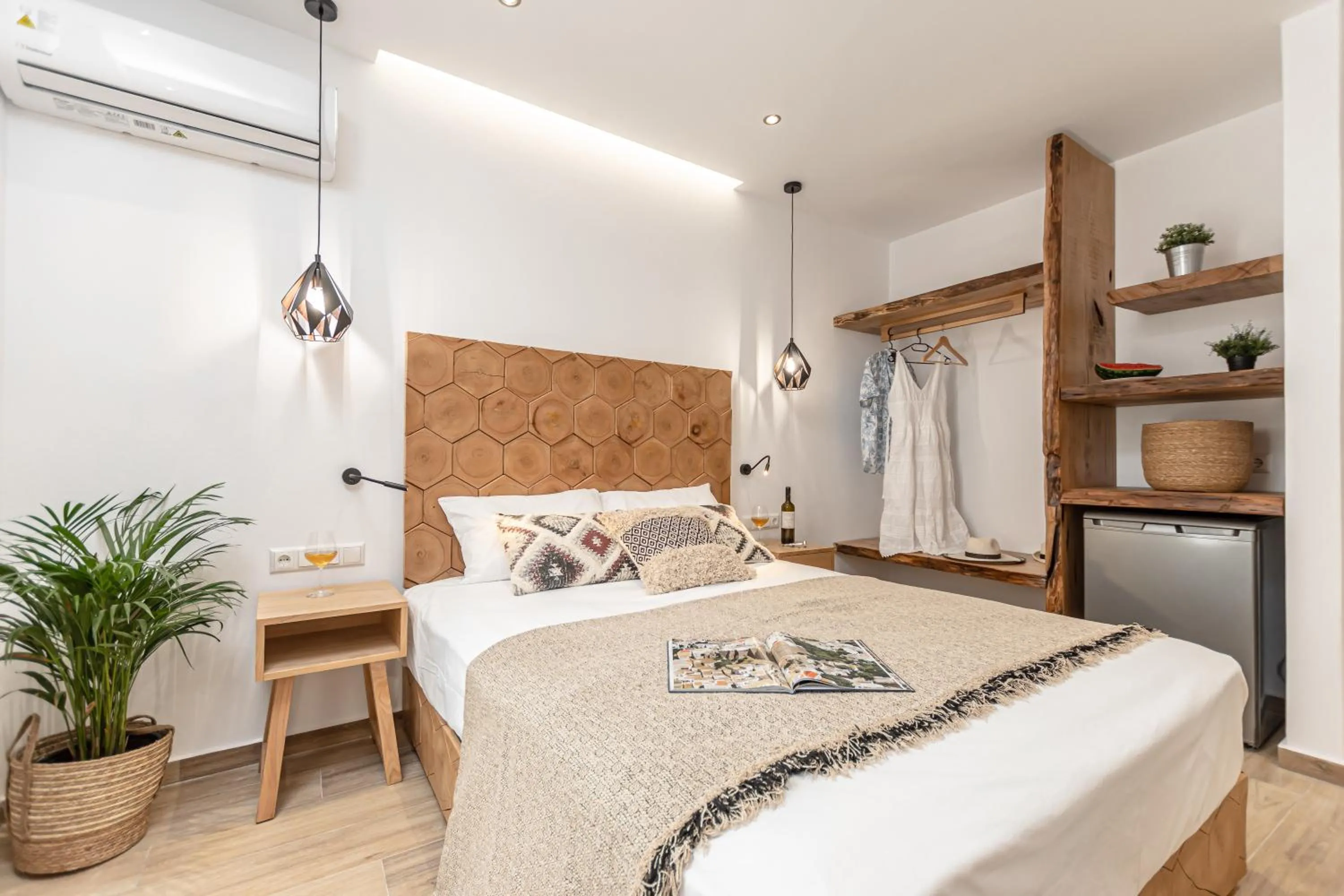Bed in Galazia Boutique Apartments