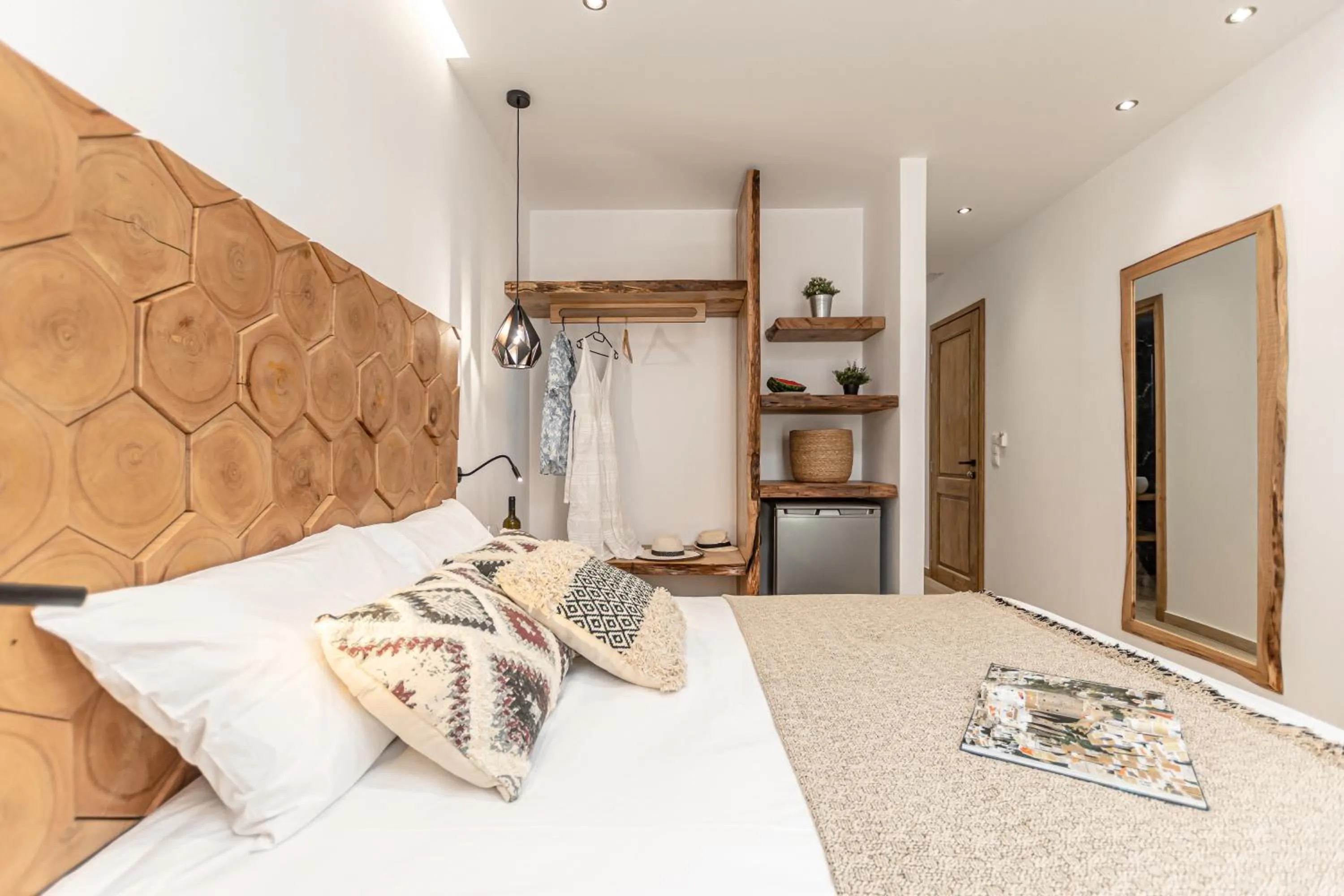 Bed in Galazia Boutique Apartments