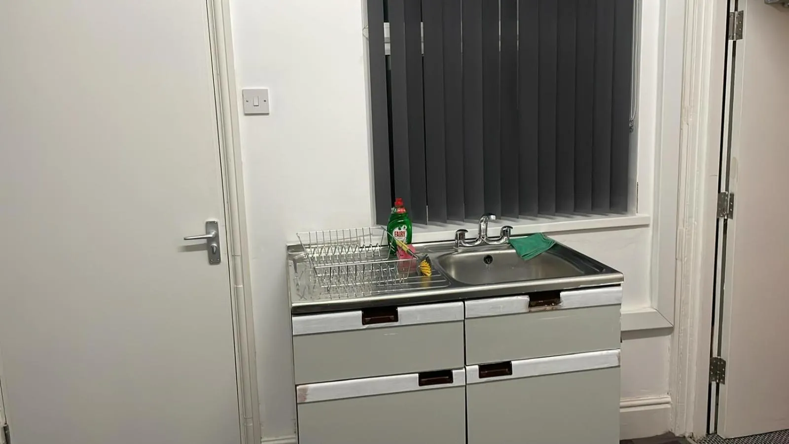 Communal kitchen in St Peter's Shared House