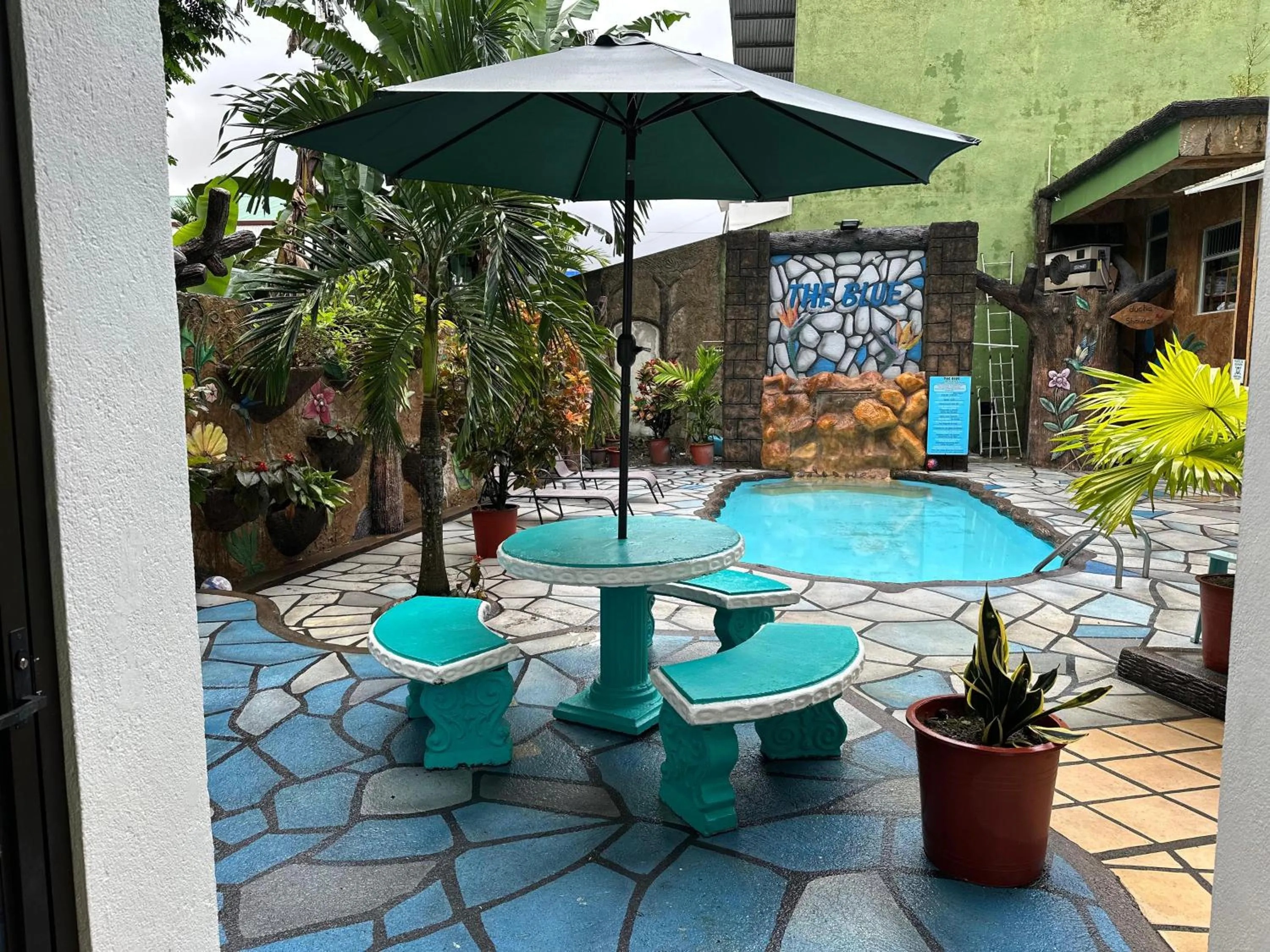 Swimming pool in The Blue Suites & Spa