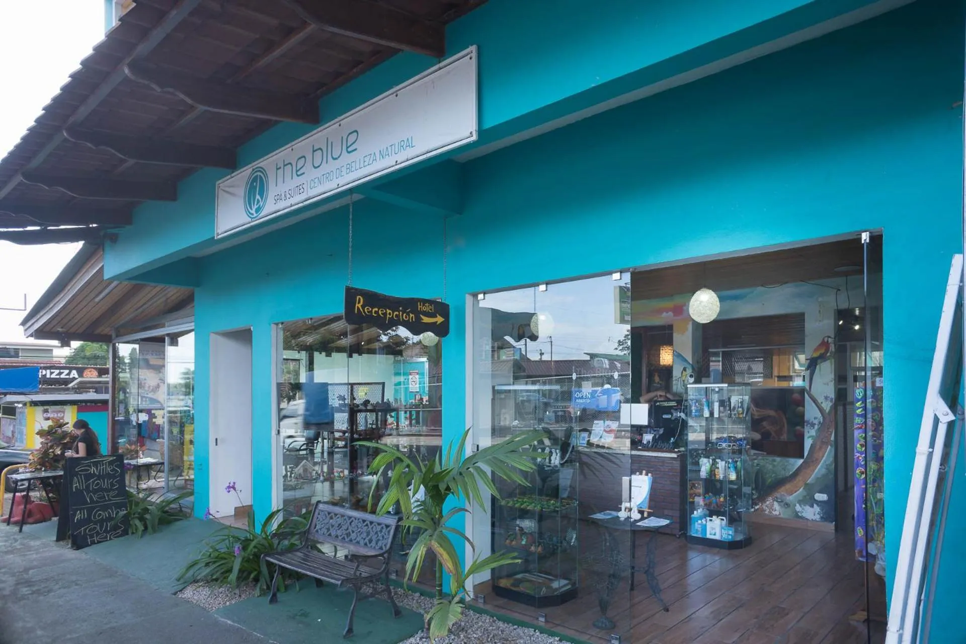 Property building in The Blue Suites & Spa