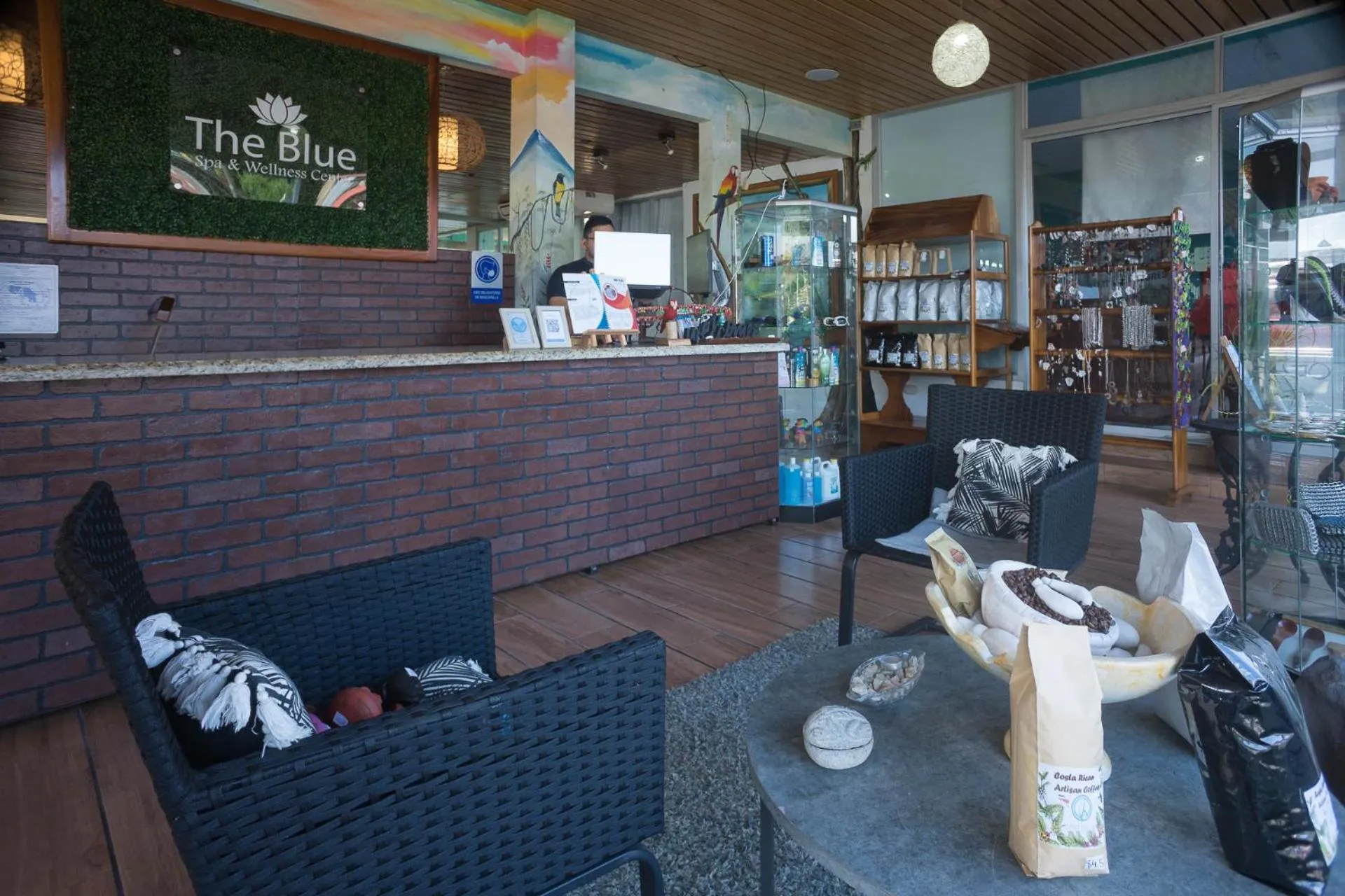 Lobby or reception in The Blue Suites & Spa