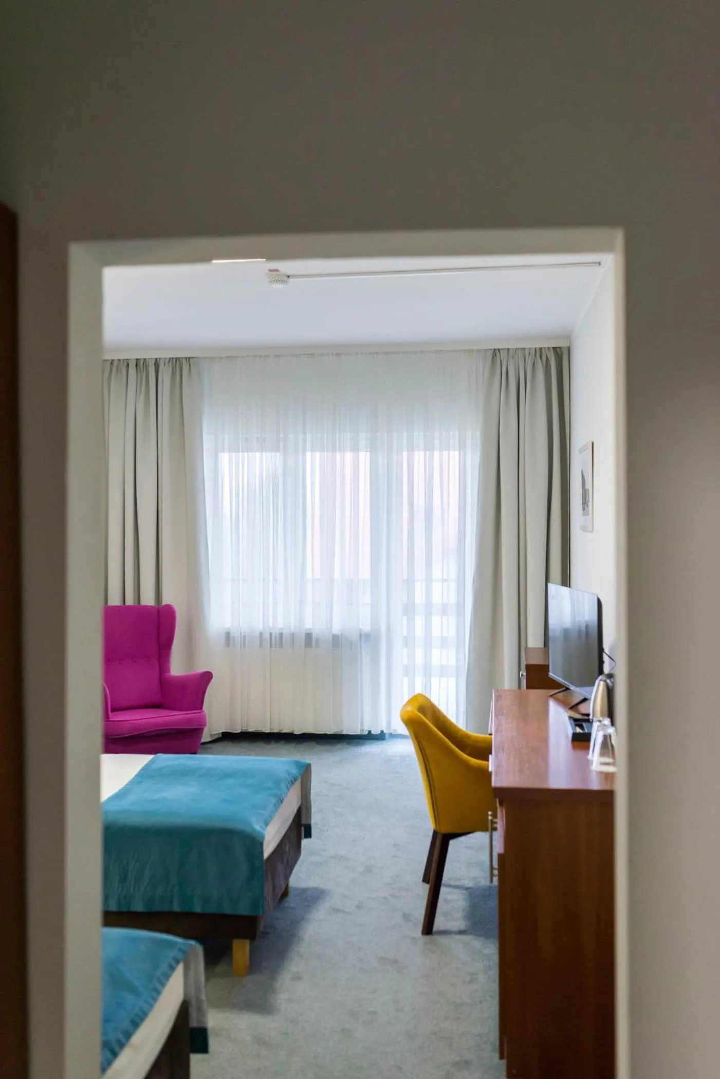 TV and multimedia, Bed in Hotel Mazury