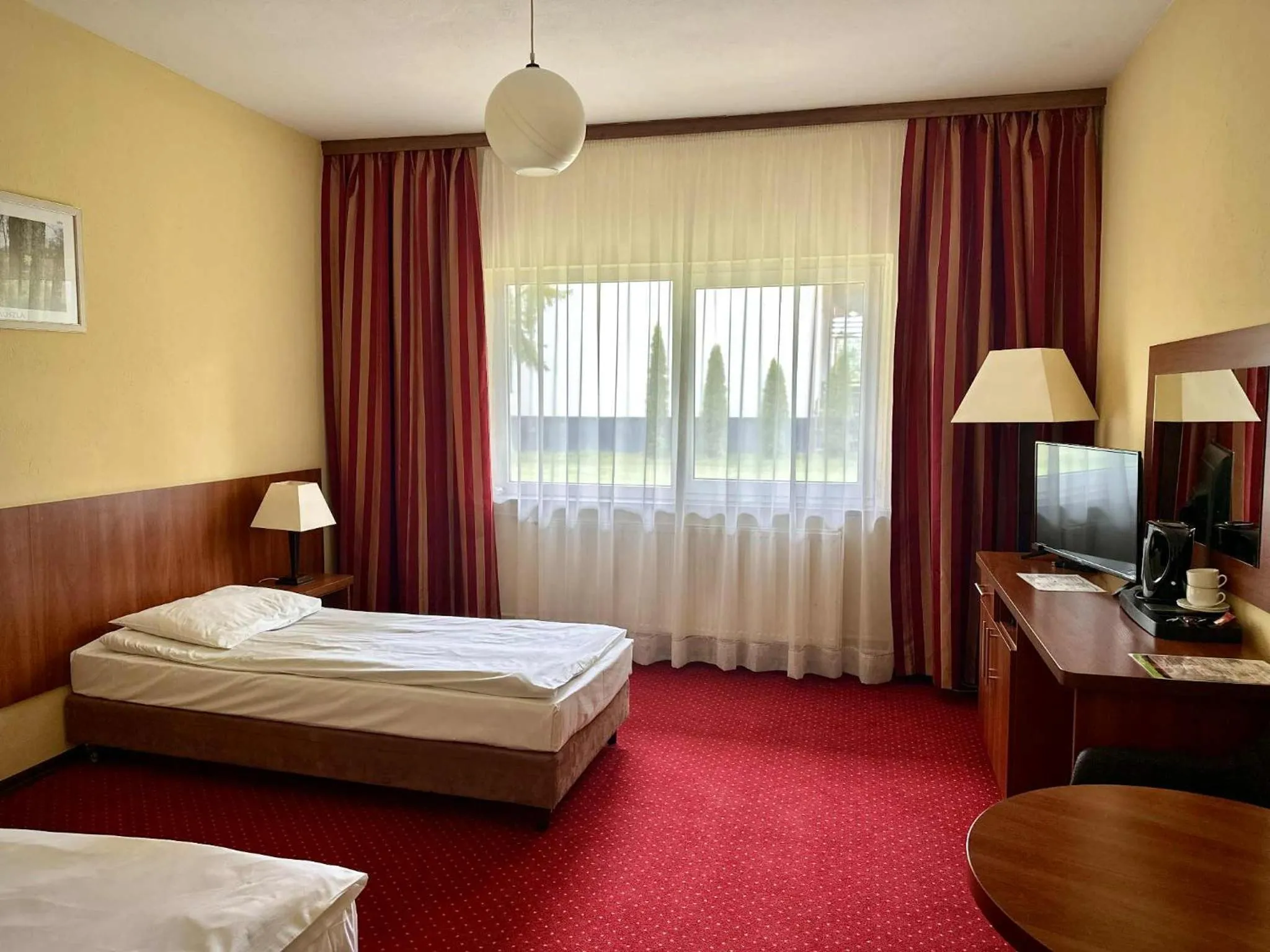 Bed in Hotel Mazury