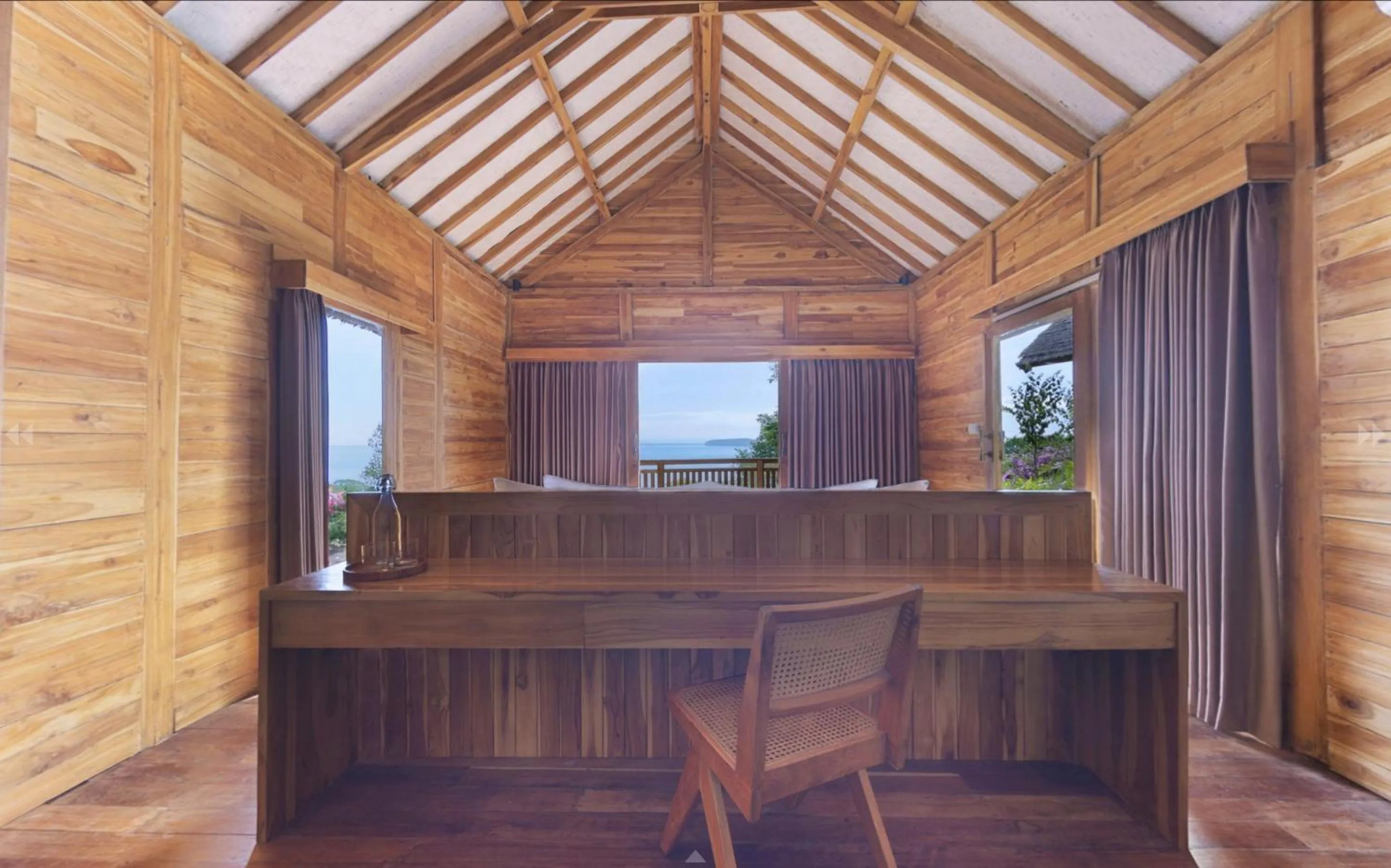 Seating area in KERTASARI LODGE
