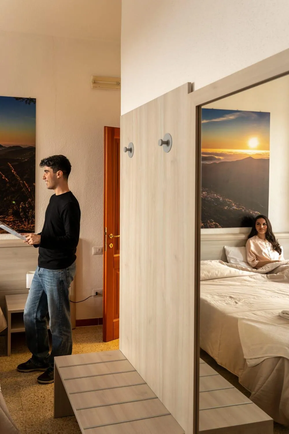 Bed in Hotel dei Tacchi