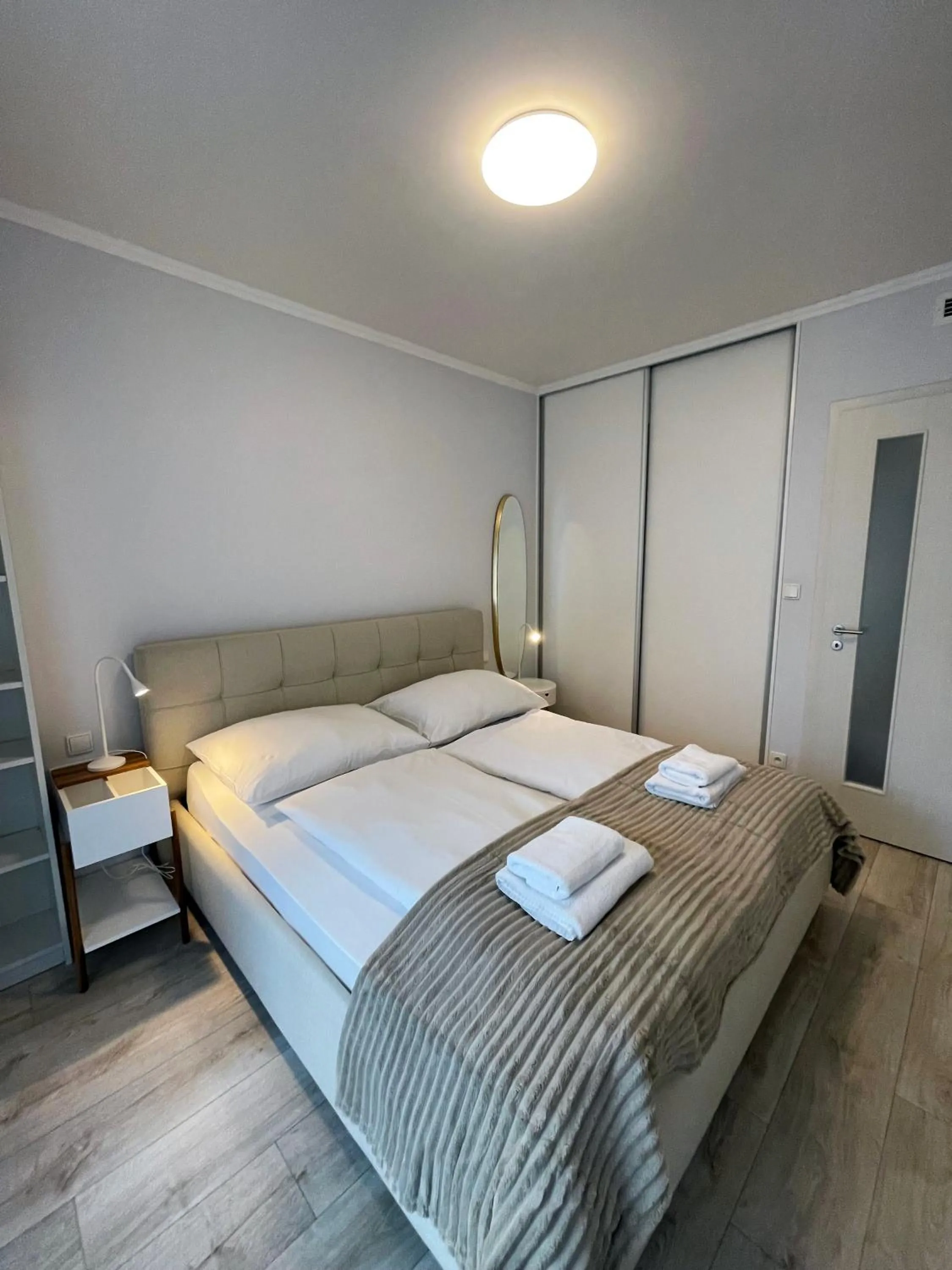 Bedroom, Bed in Kora Apartments