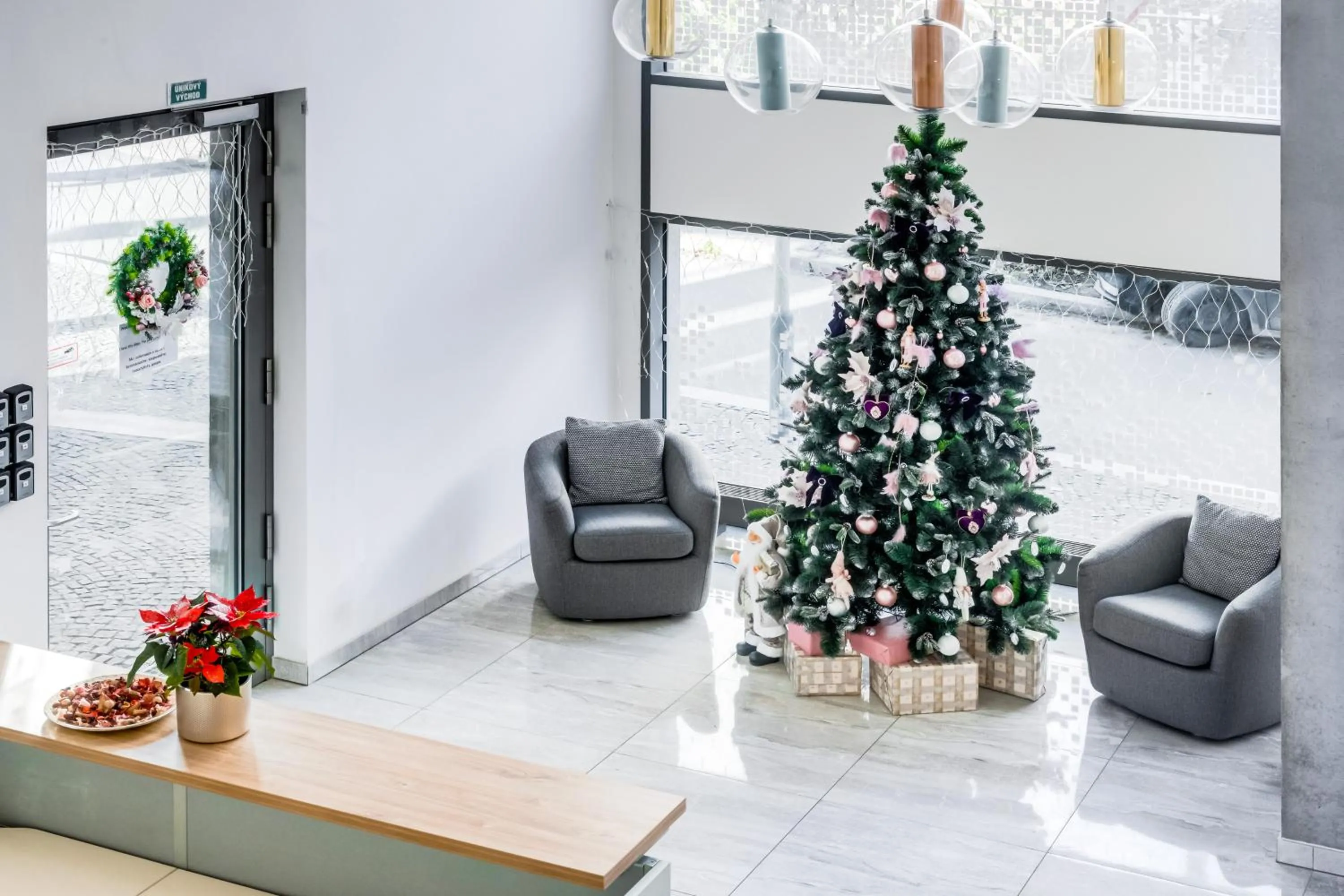 Seating area in Kora Apartments