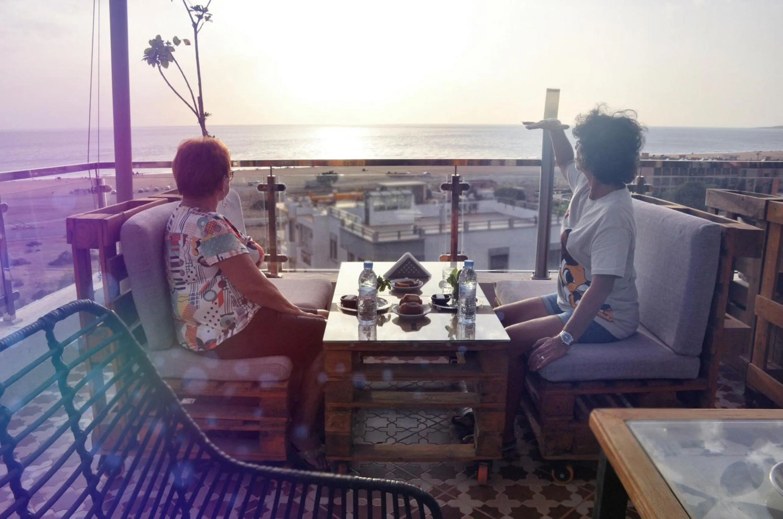 Patio in BLUE WAVE LODGE