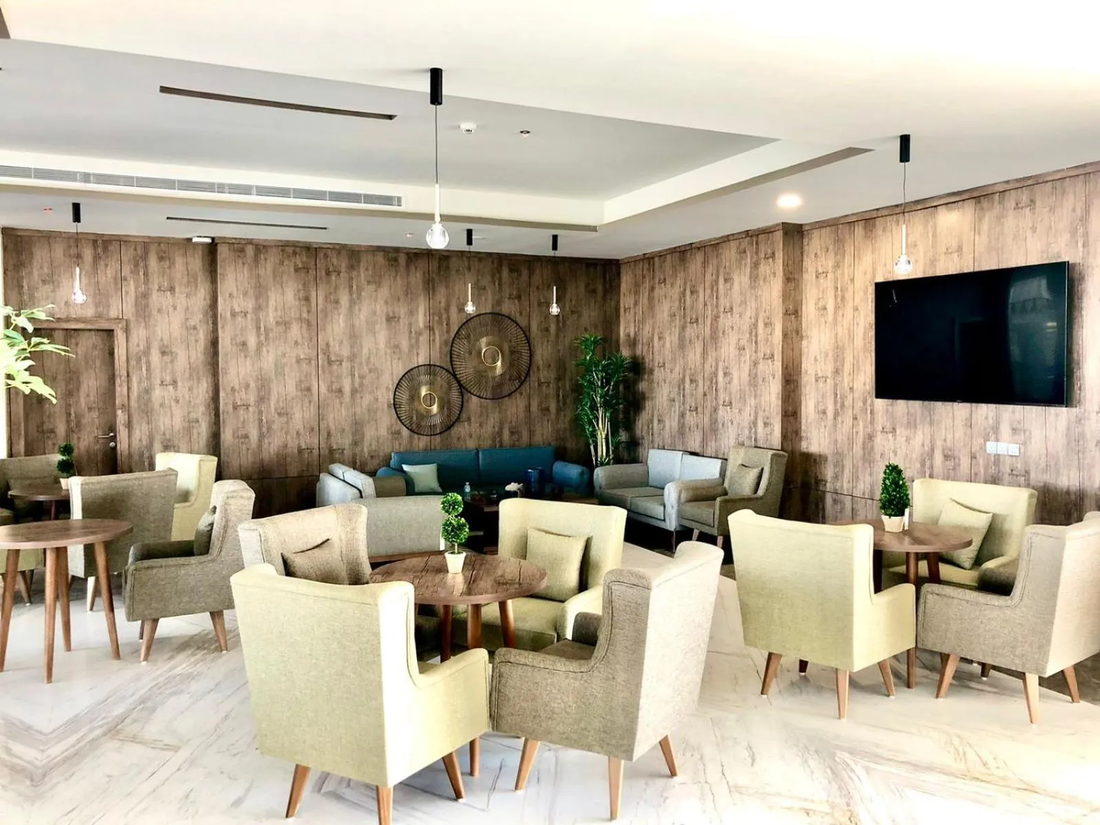 Lobby or reception in Waves Hotel