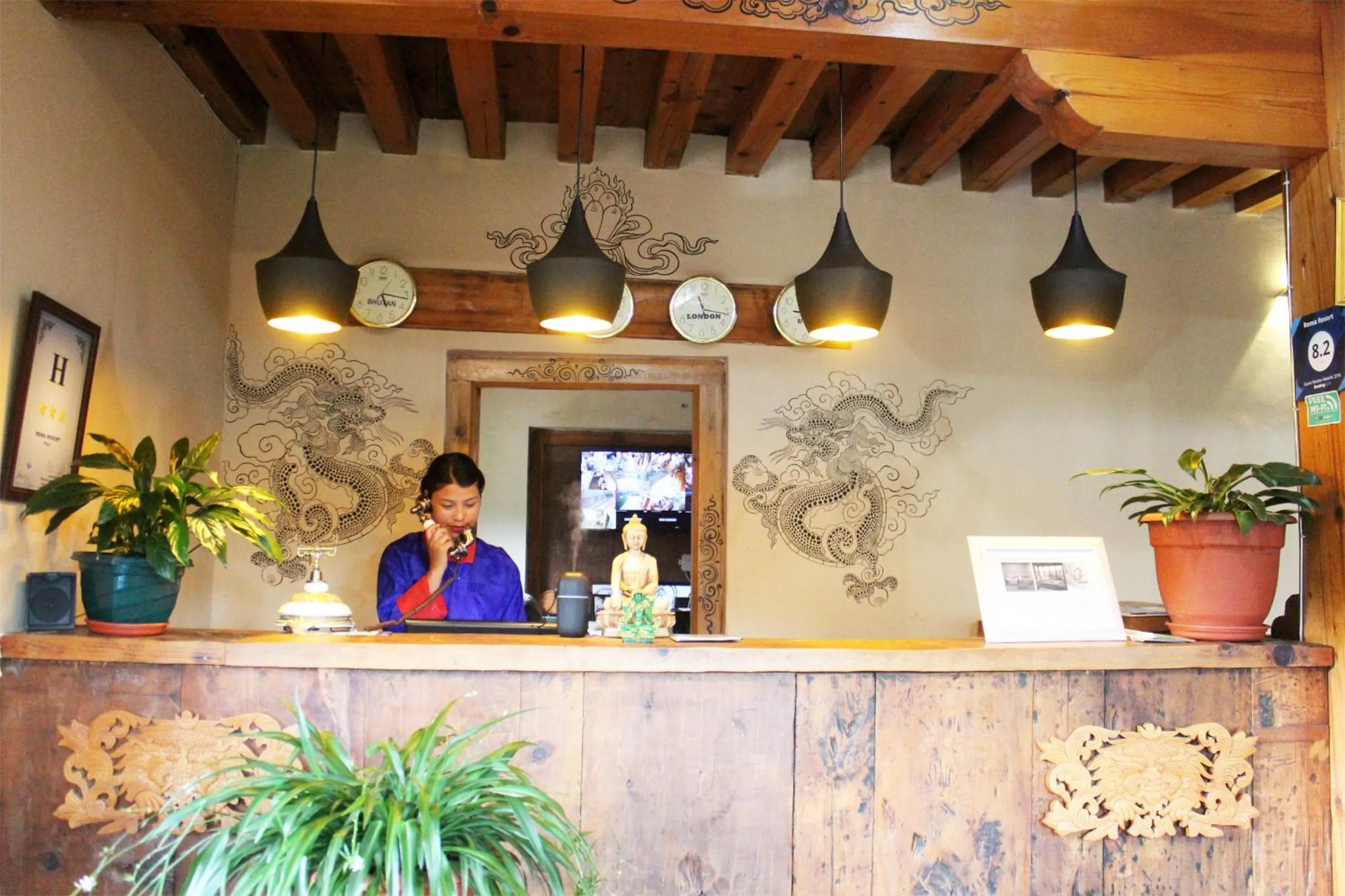 Lobby or reception in Rema Resort