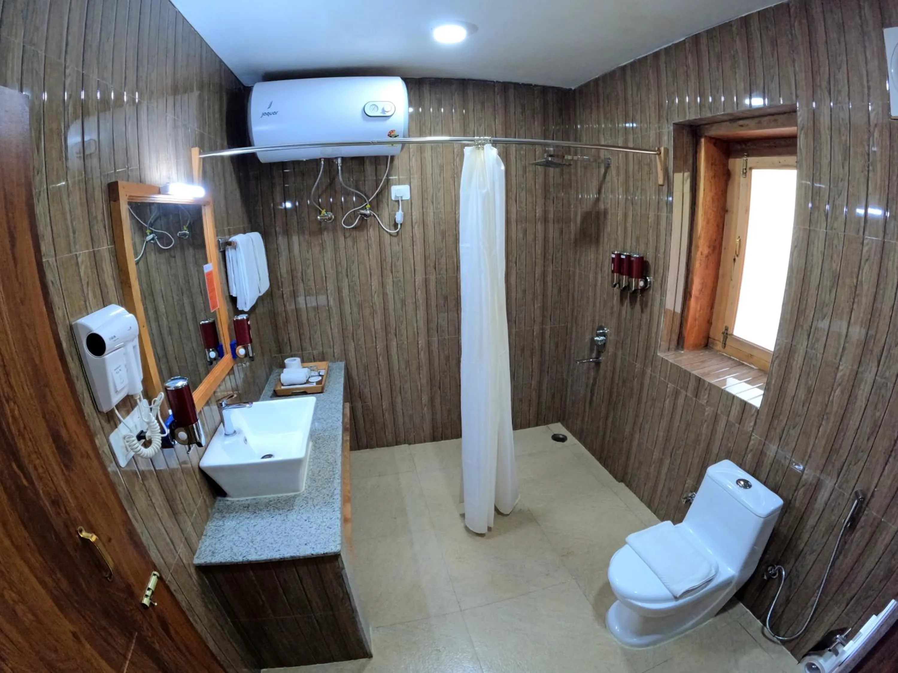 Shower in Rema Resort
