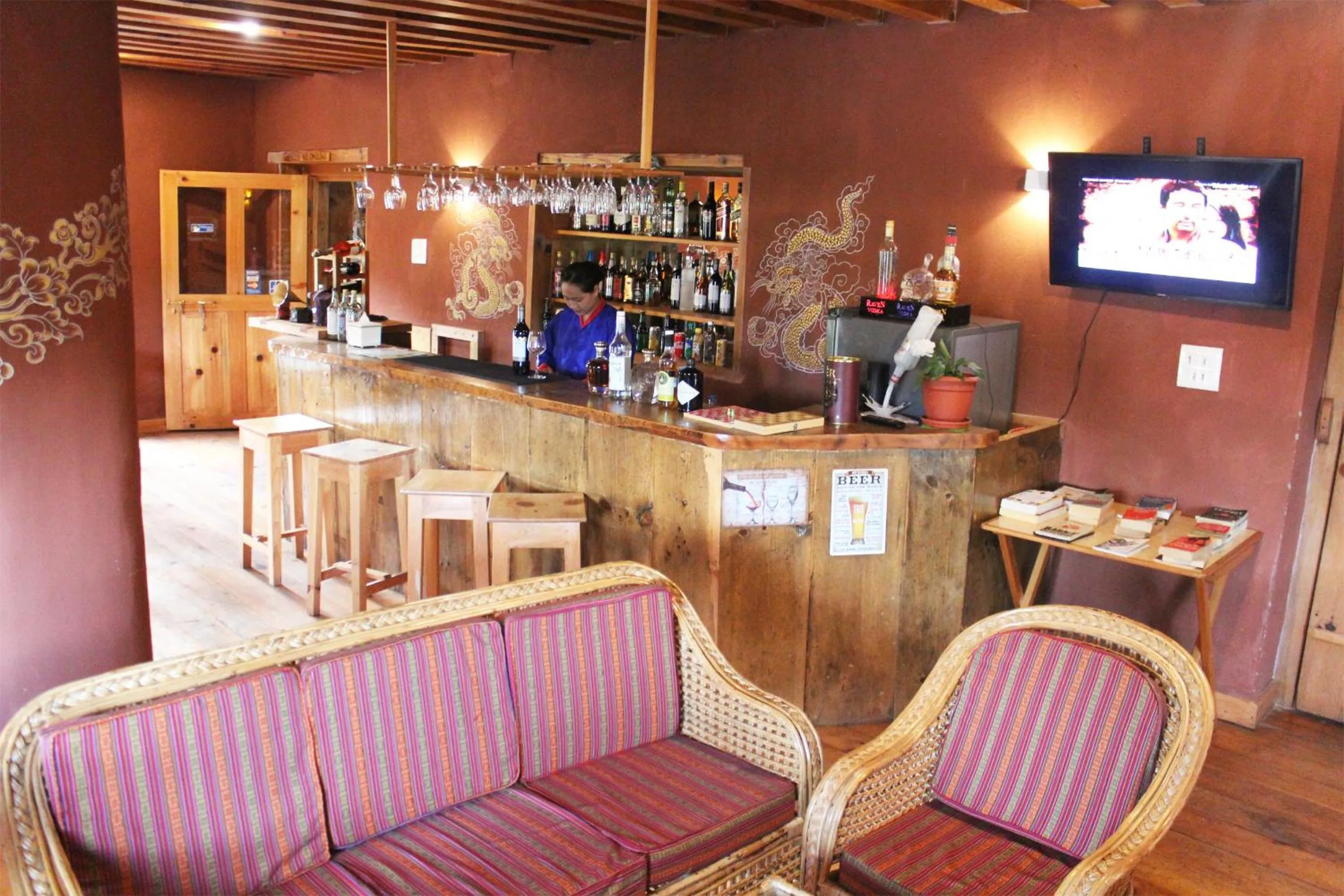 Communal lounge/ TV room in Rema Resort