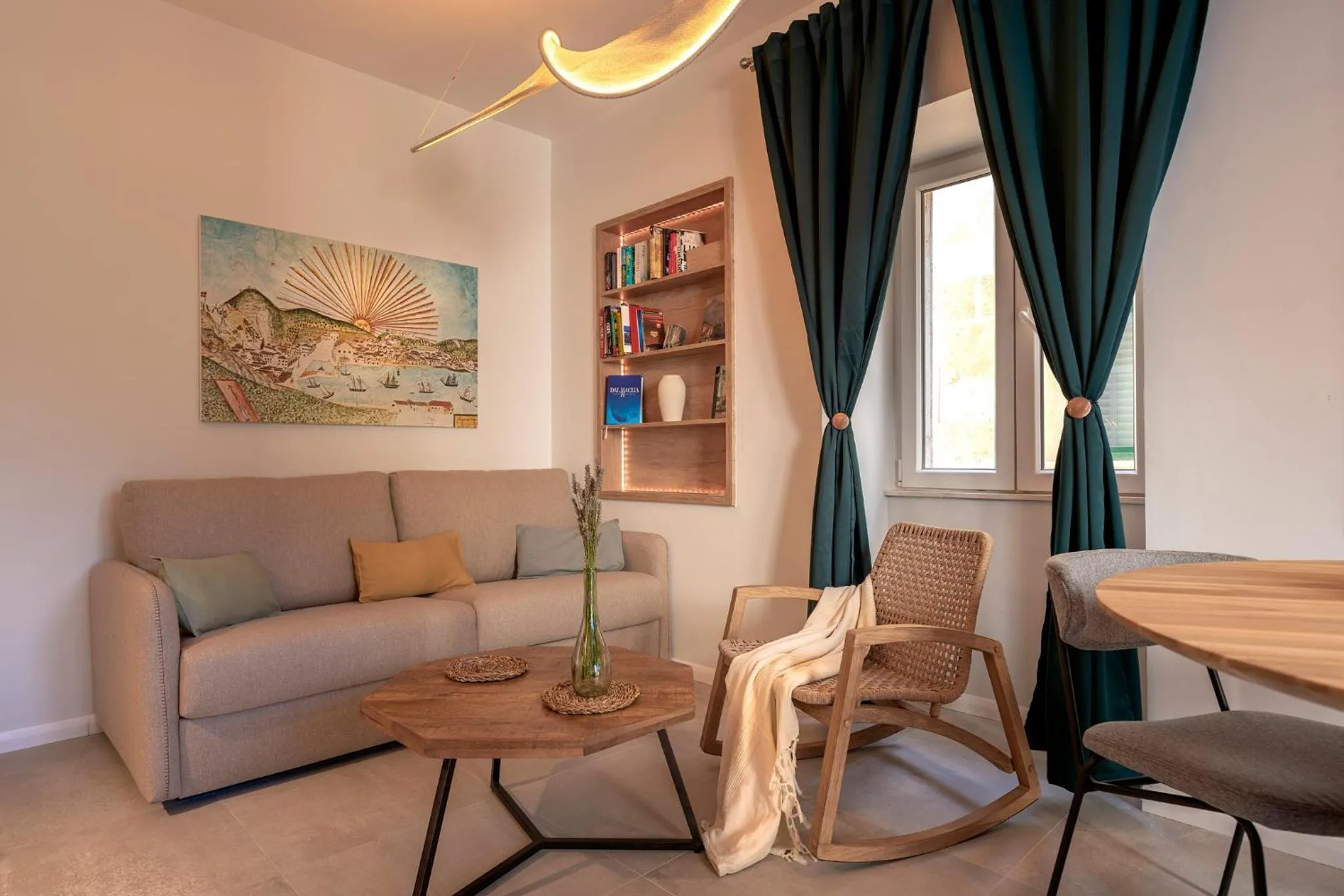 Living room in Good vibrations in center 80m2 for 2 GLAVICA