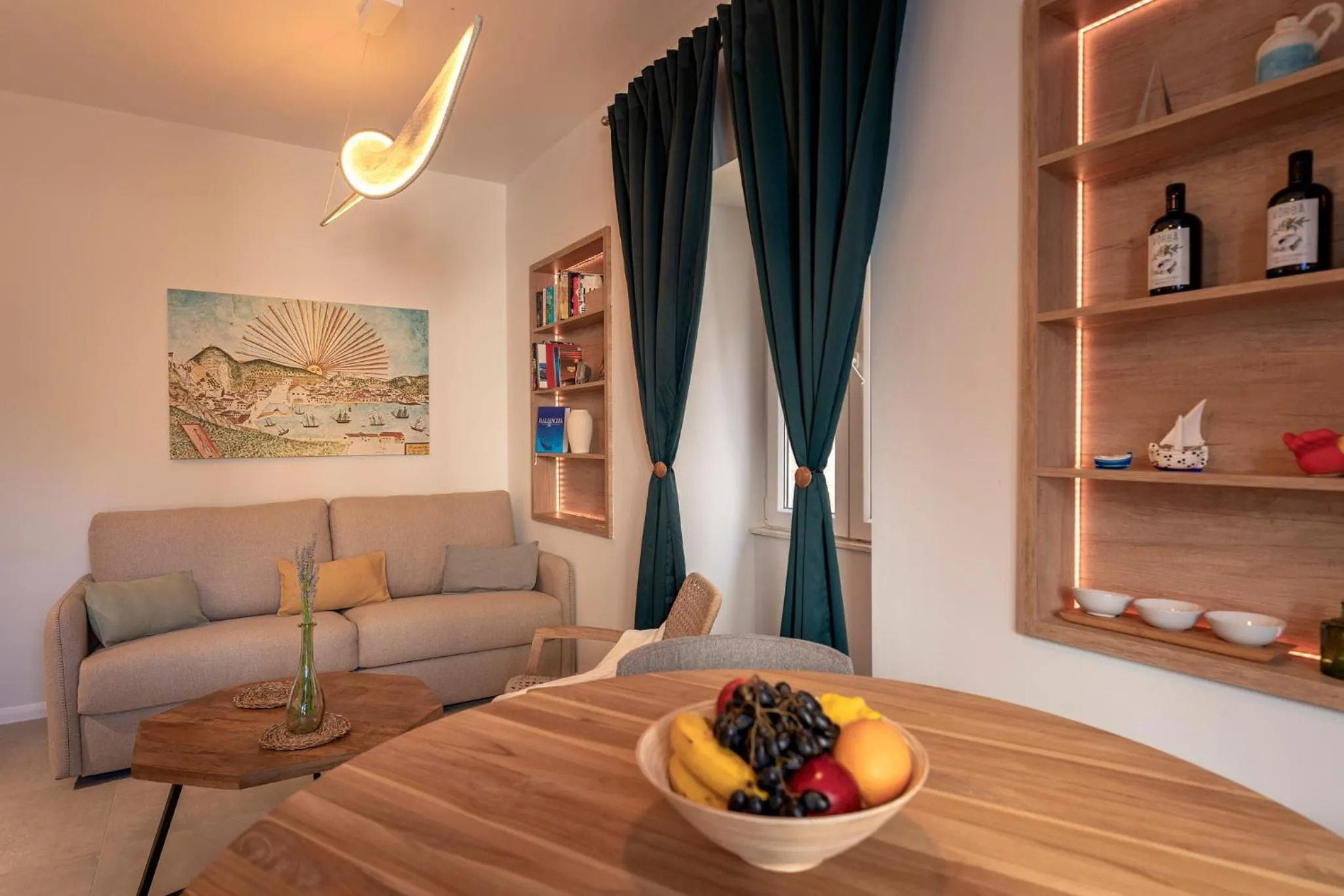 Living room in Good vibrations in center 80m2 for 2 GLAVICA