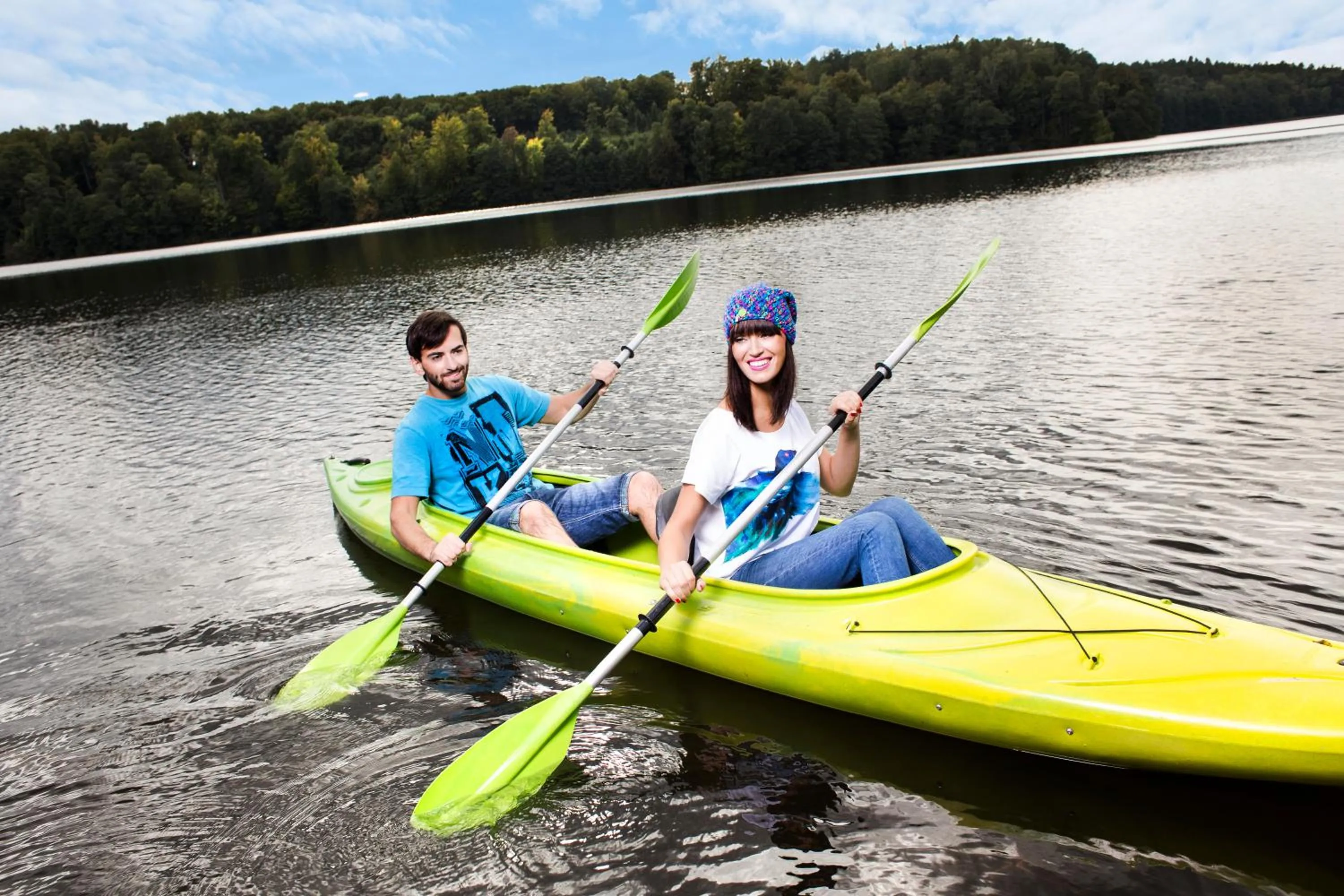 Canoeing in Hotel Anders