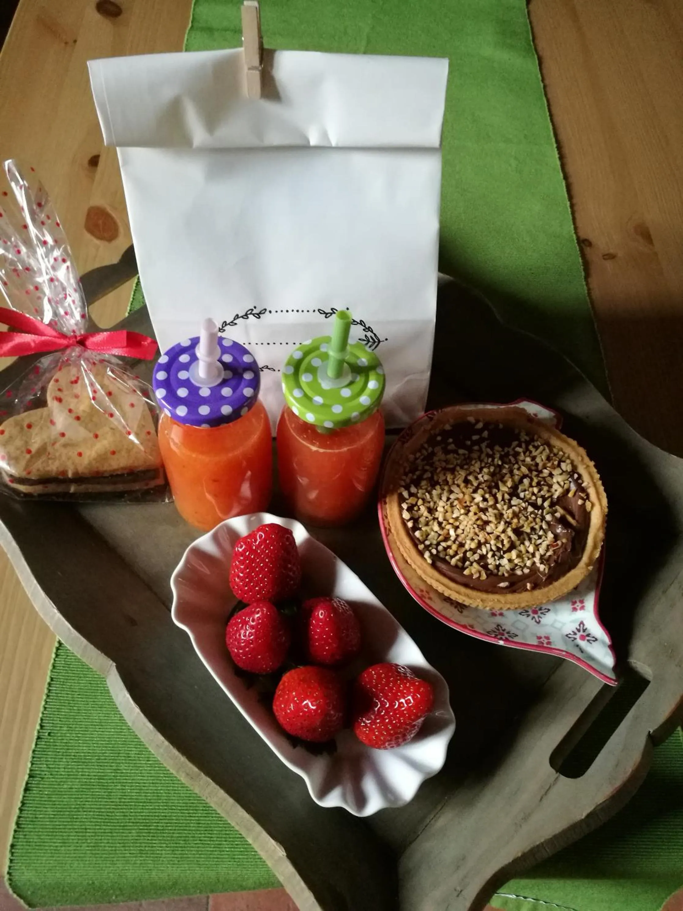 Food and drinks in Il Pettirosso B&B