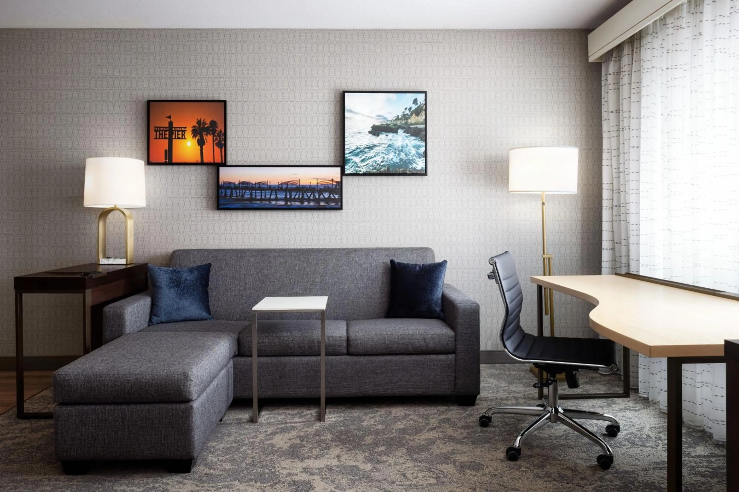 Living room in Residence Inn by Marriott Los Angeles Redondo Beach