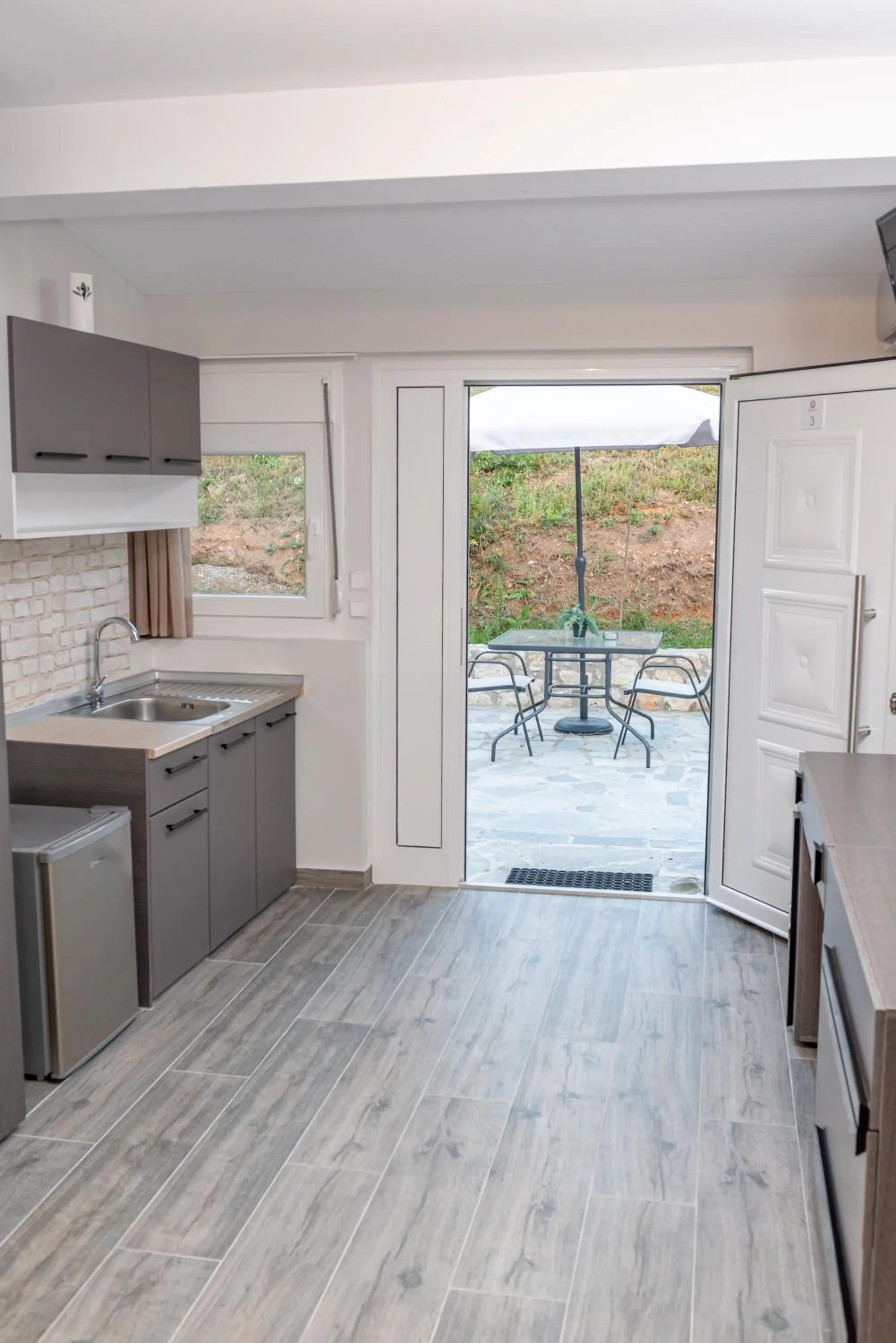 Kitchen or kitchenette in Medusa Rooms