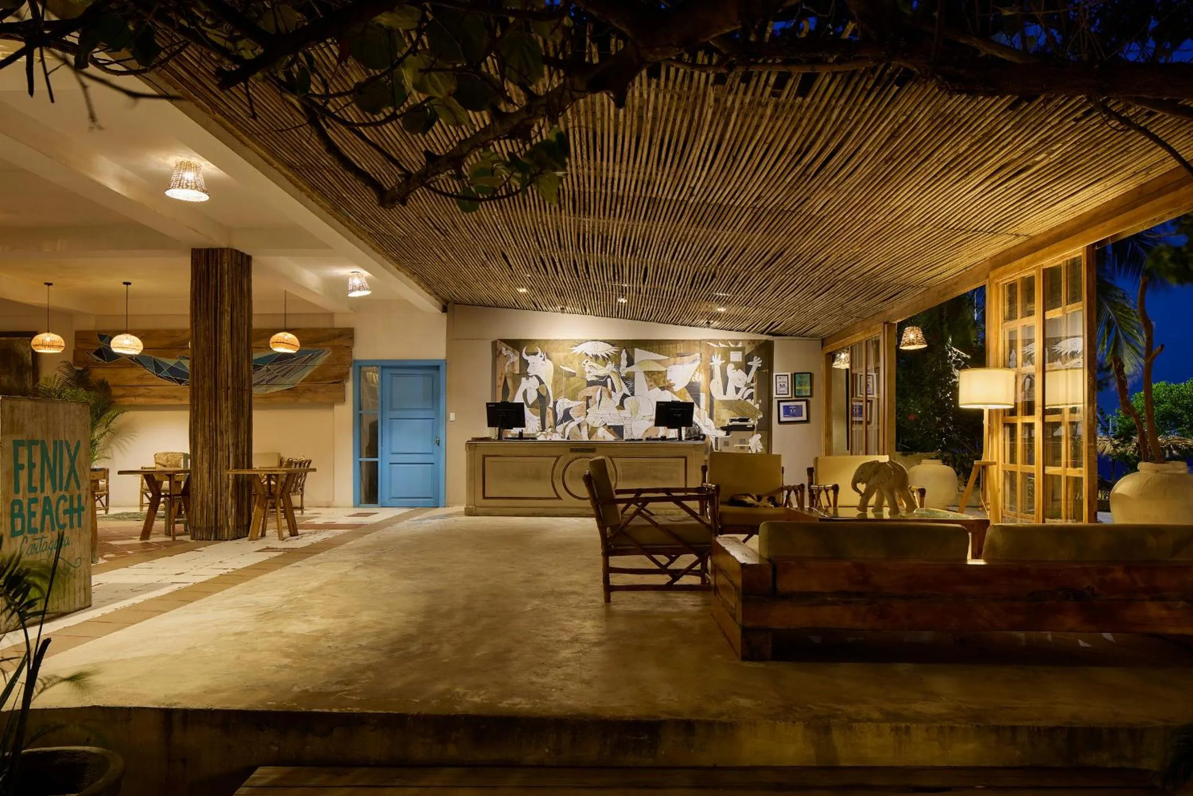 Lobby or reception in Fenix Beach Cartagena