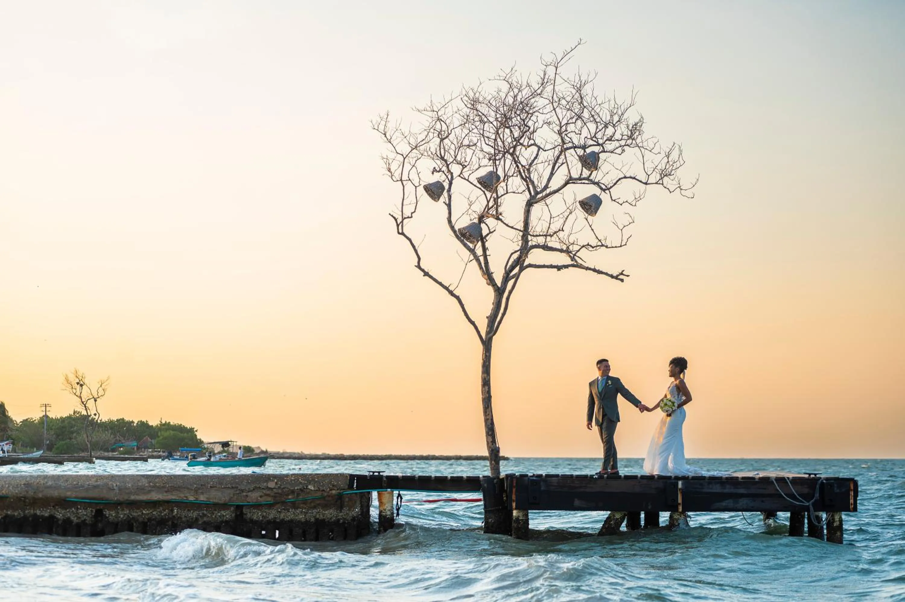 wedding in Fenix Beach Cartagena