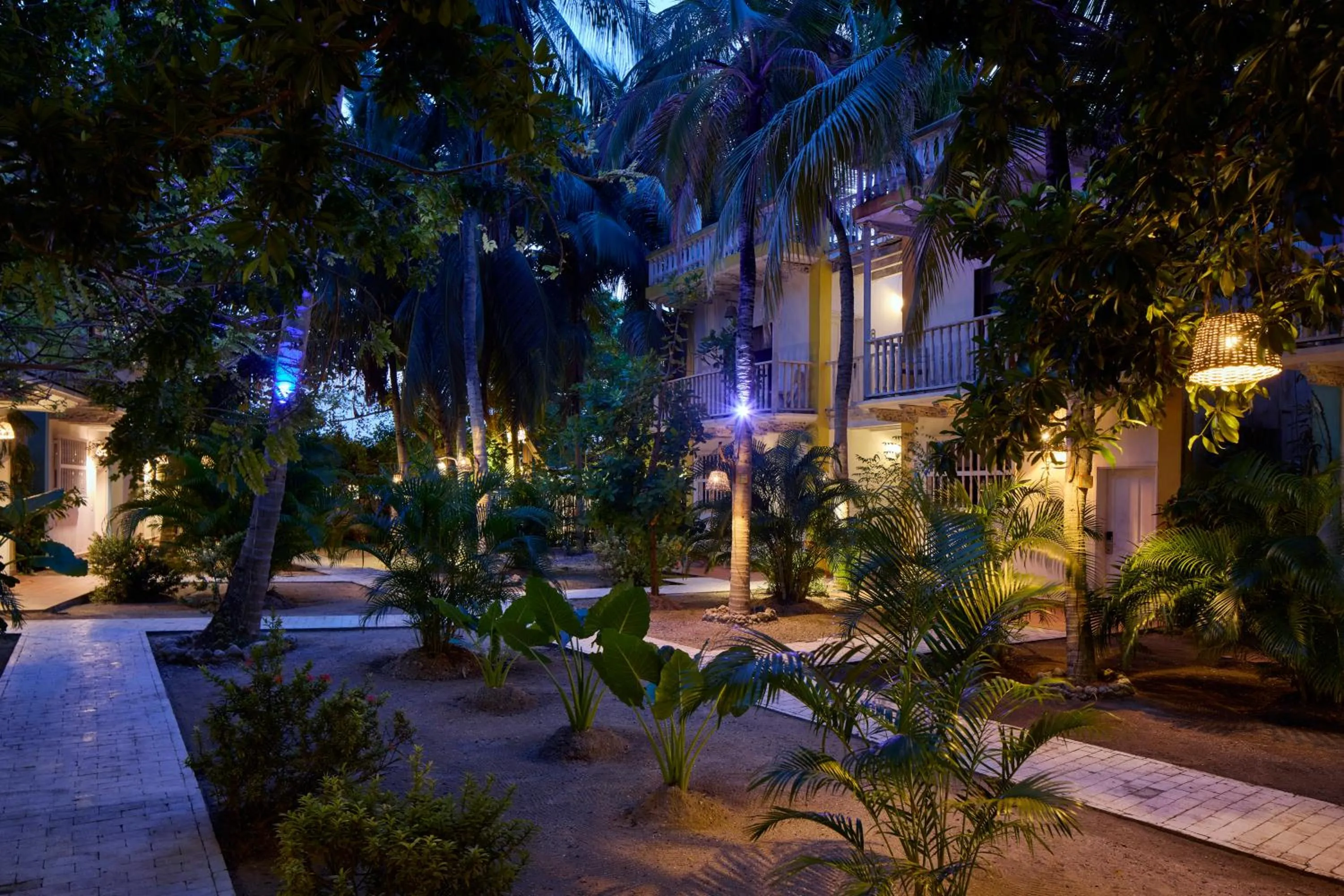 Garden view in Fenix Beach Cartagena