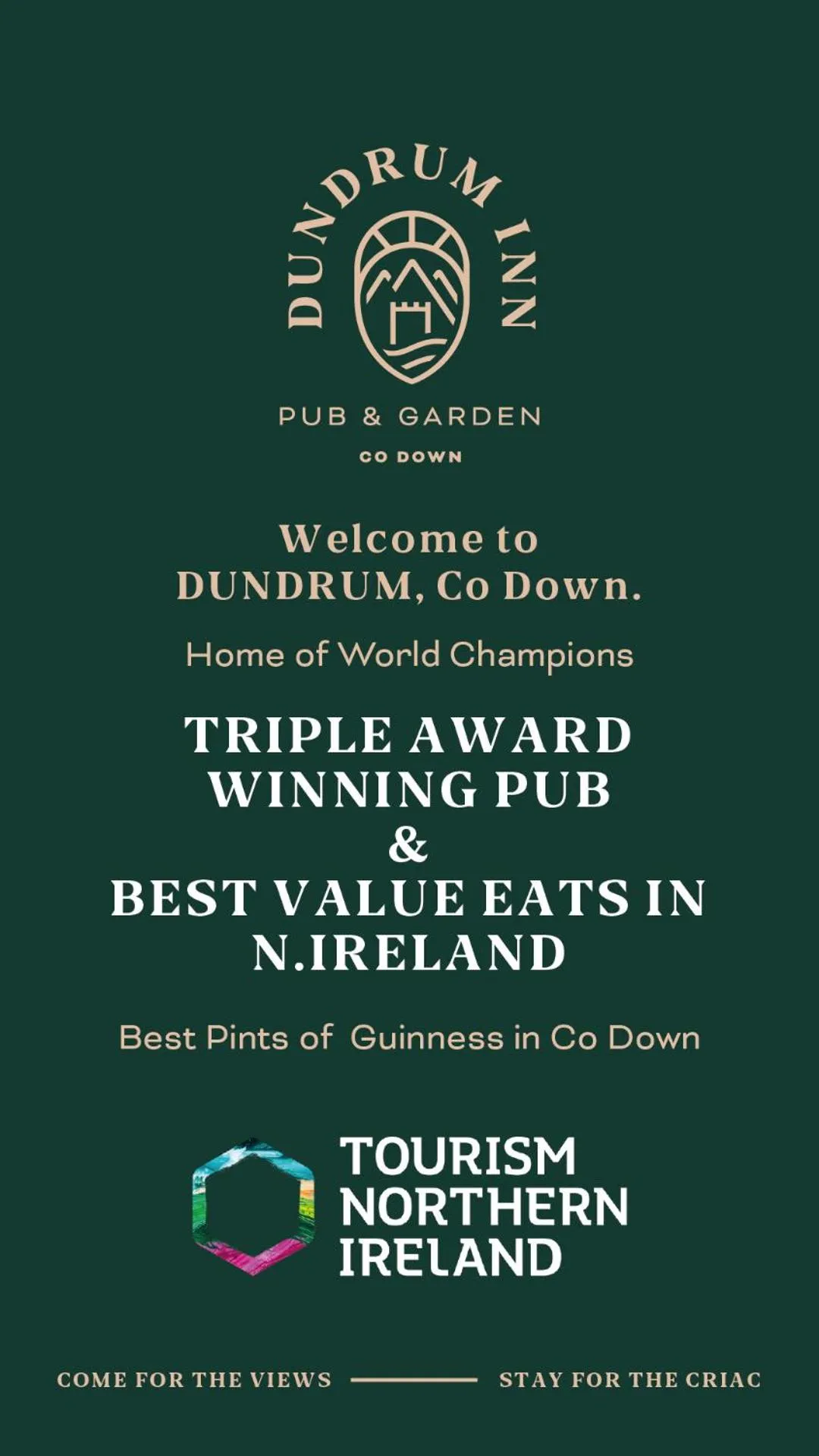 Restaurant/places to eat in The Dundrum Inn B&B