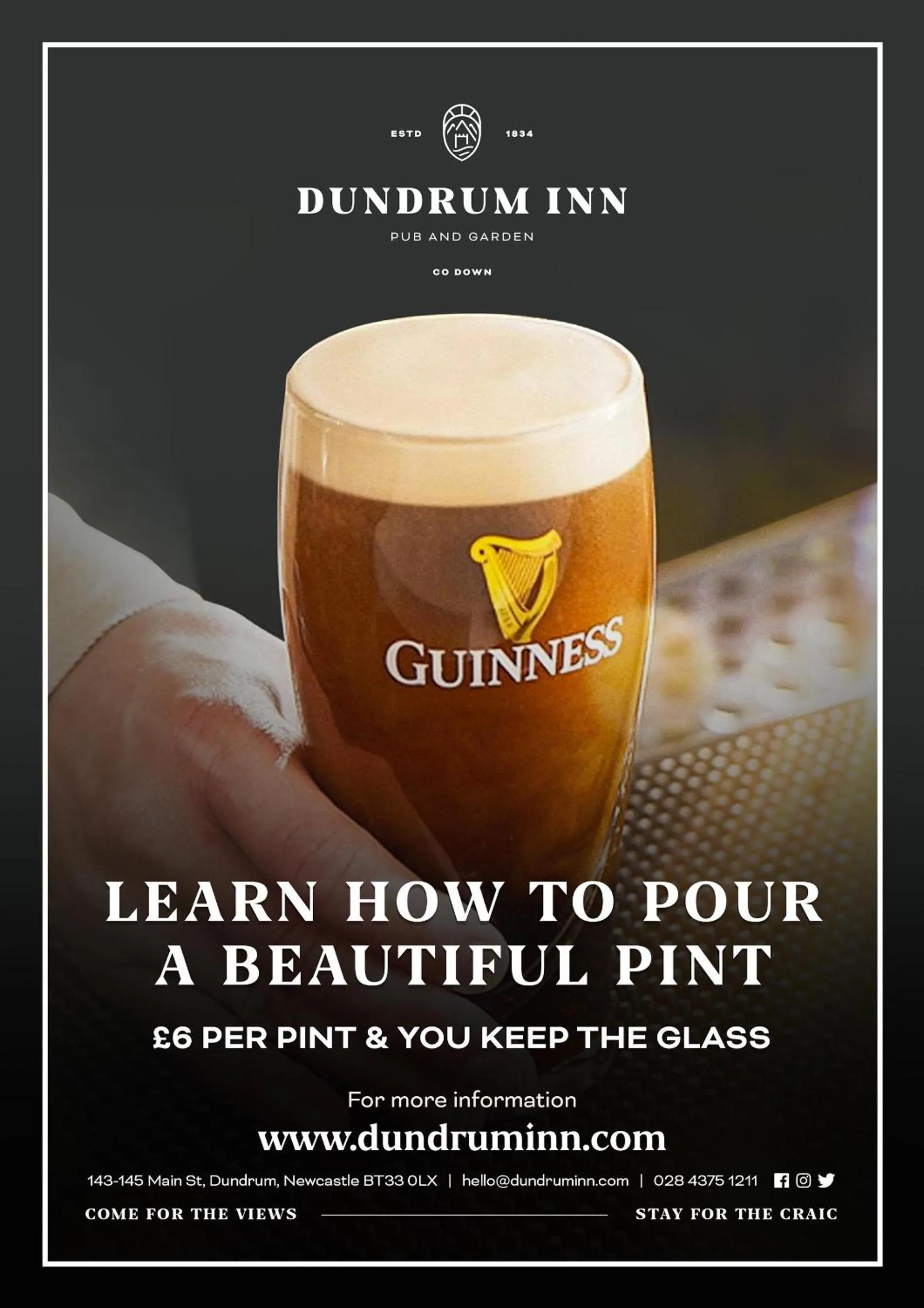 Food and drinks in The Dundrum Inn B&B