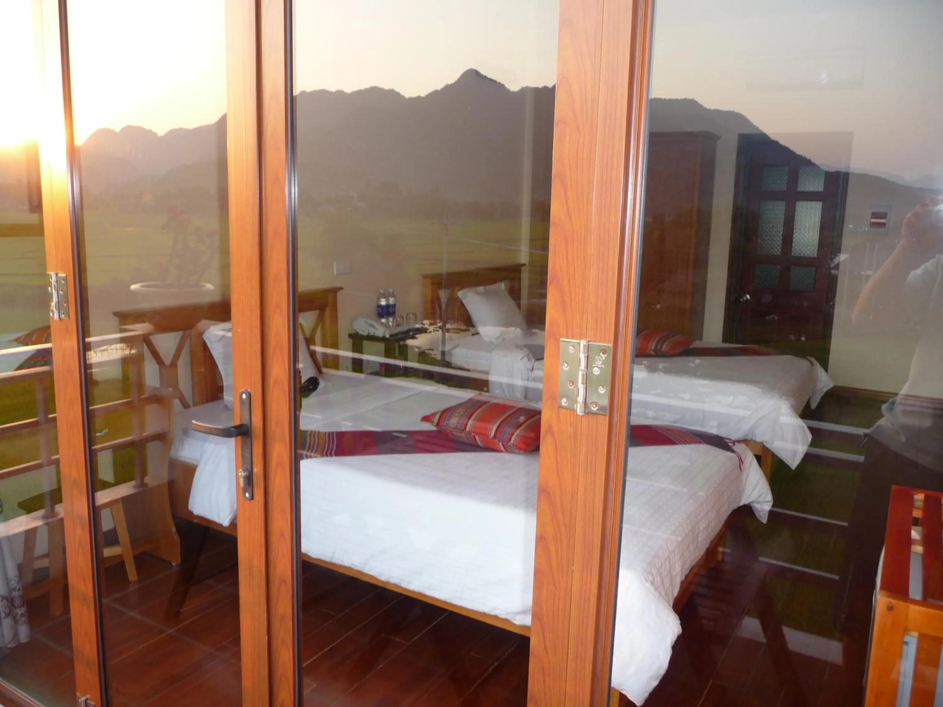 Photo of the whole room, Bed in Mai Chau Valley View Hotel