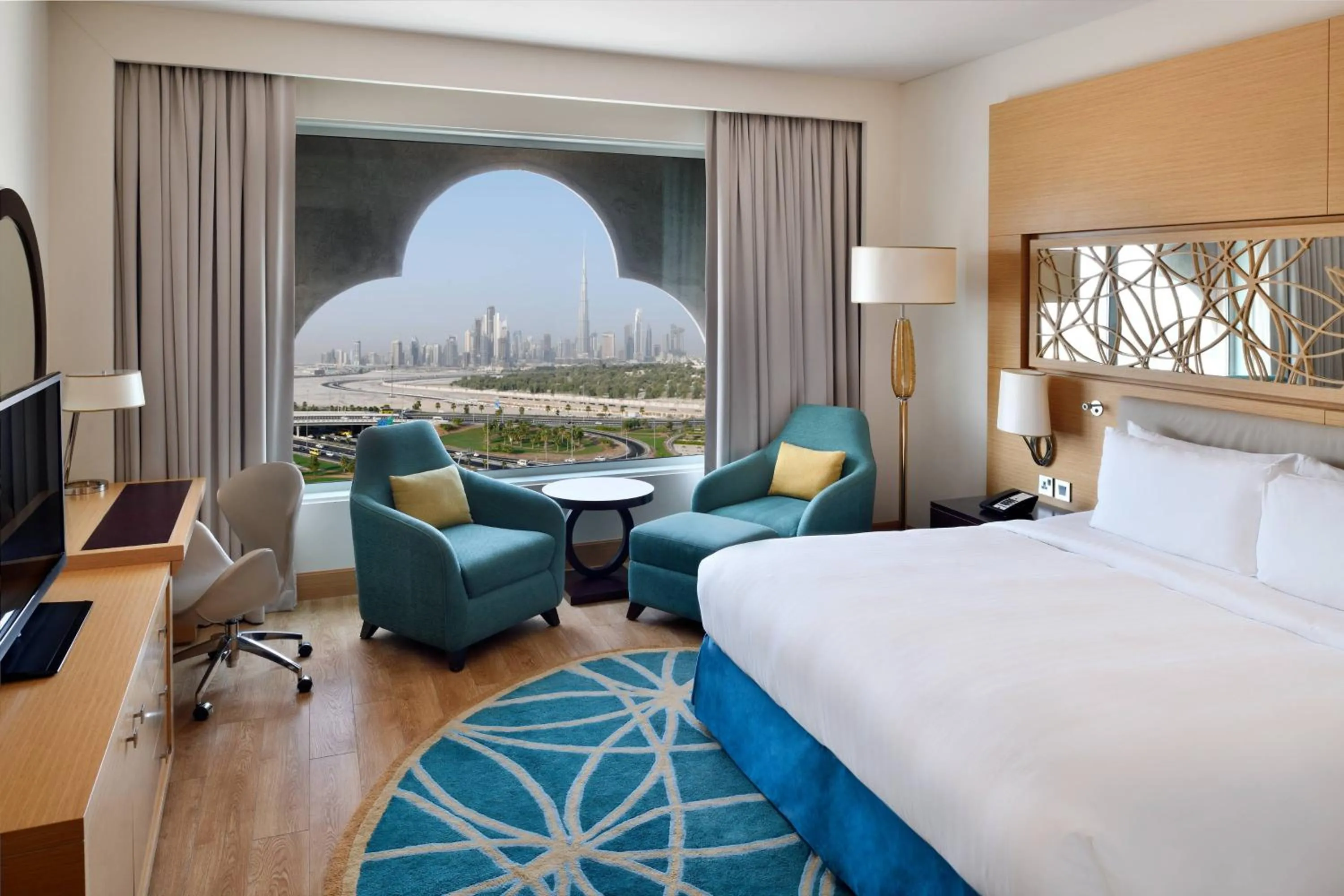 Photo of the whole room, Bed in Marriott Hotel Al Jaddaf, Dubai