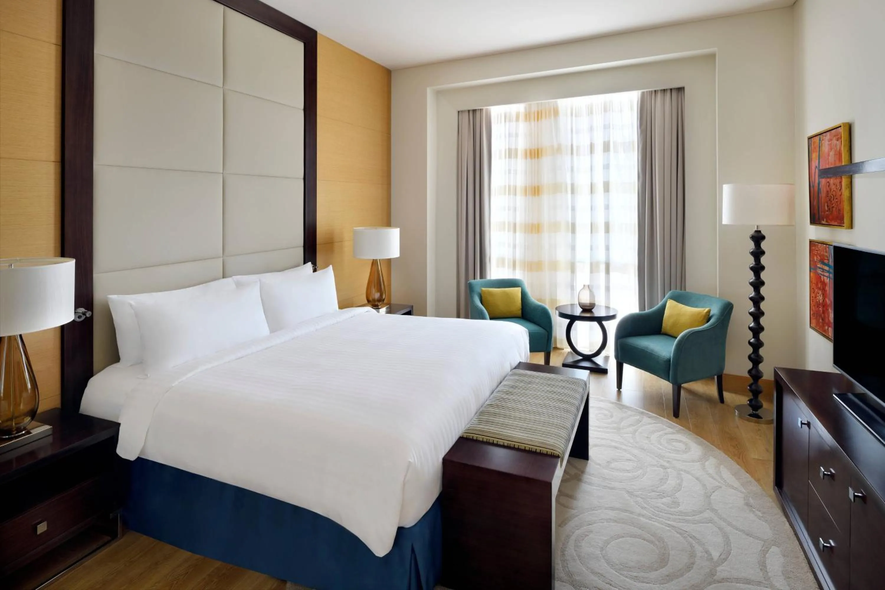 Photo of the whole room, Bed in Marriott Hotel Al Jaddaf, Dubai