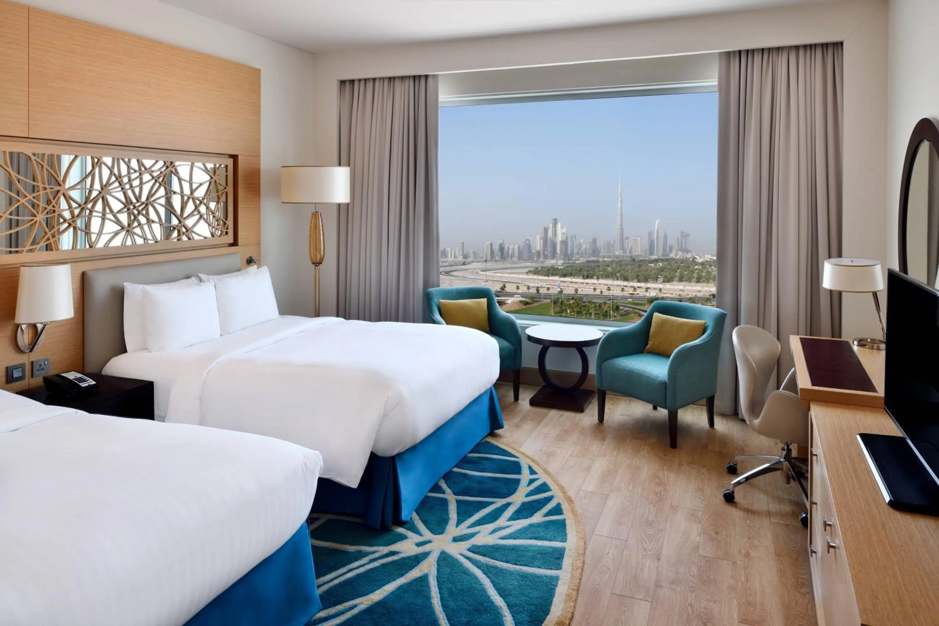 Photo of the whole room, Bed in Marriott Hotel Al Jaddaf, Dubai