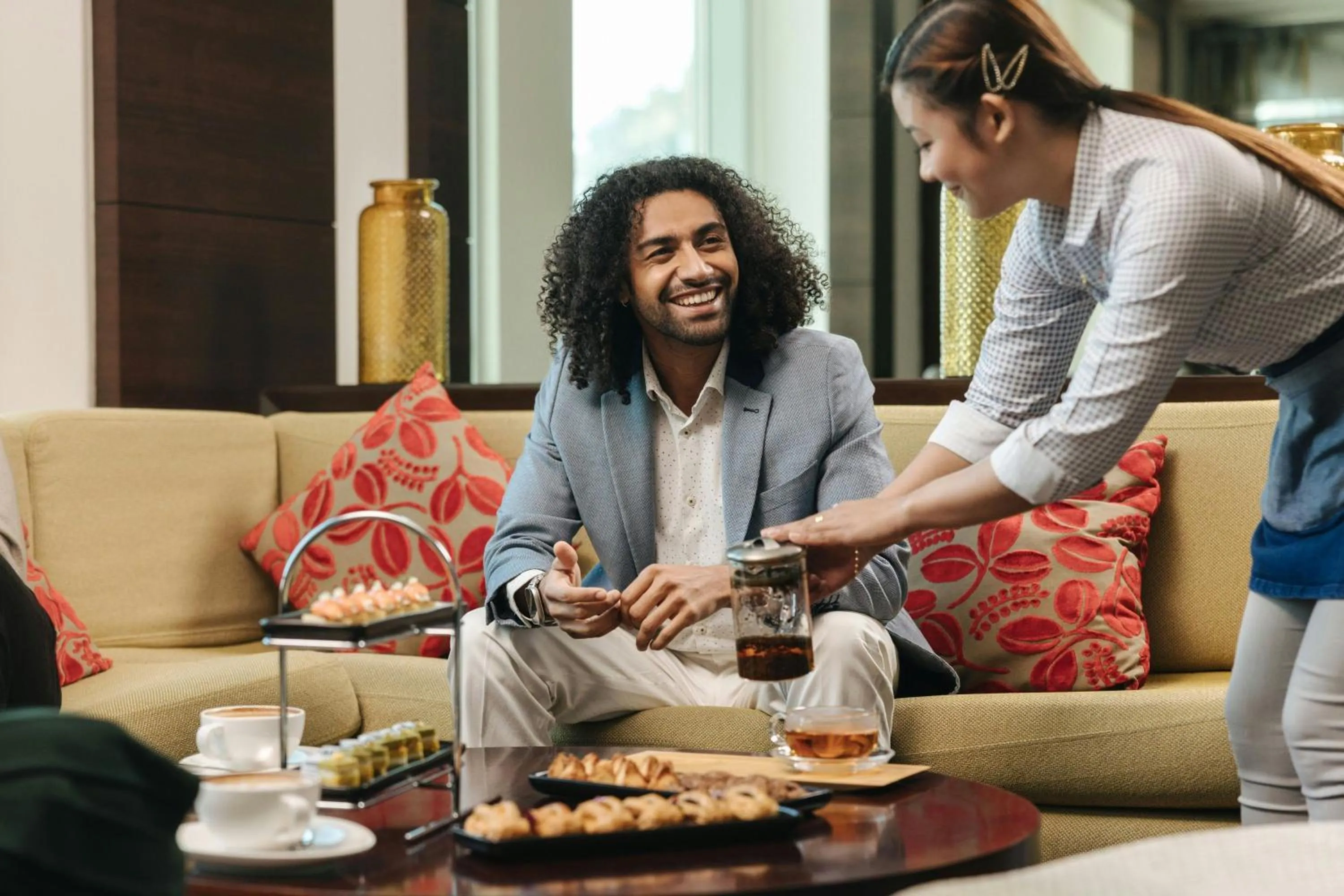 Lounge or bar in Marriott Hotel Al Jaddaf, Dubai