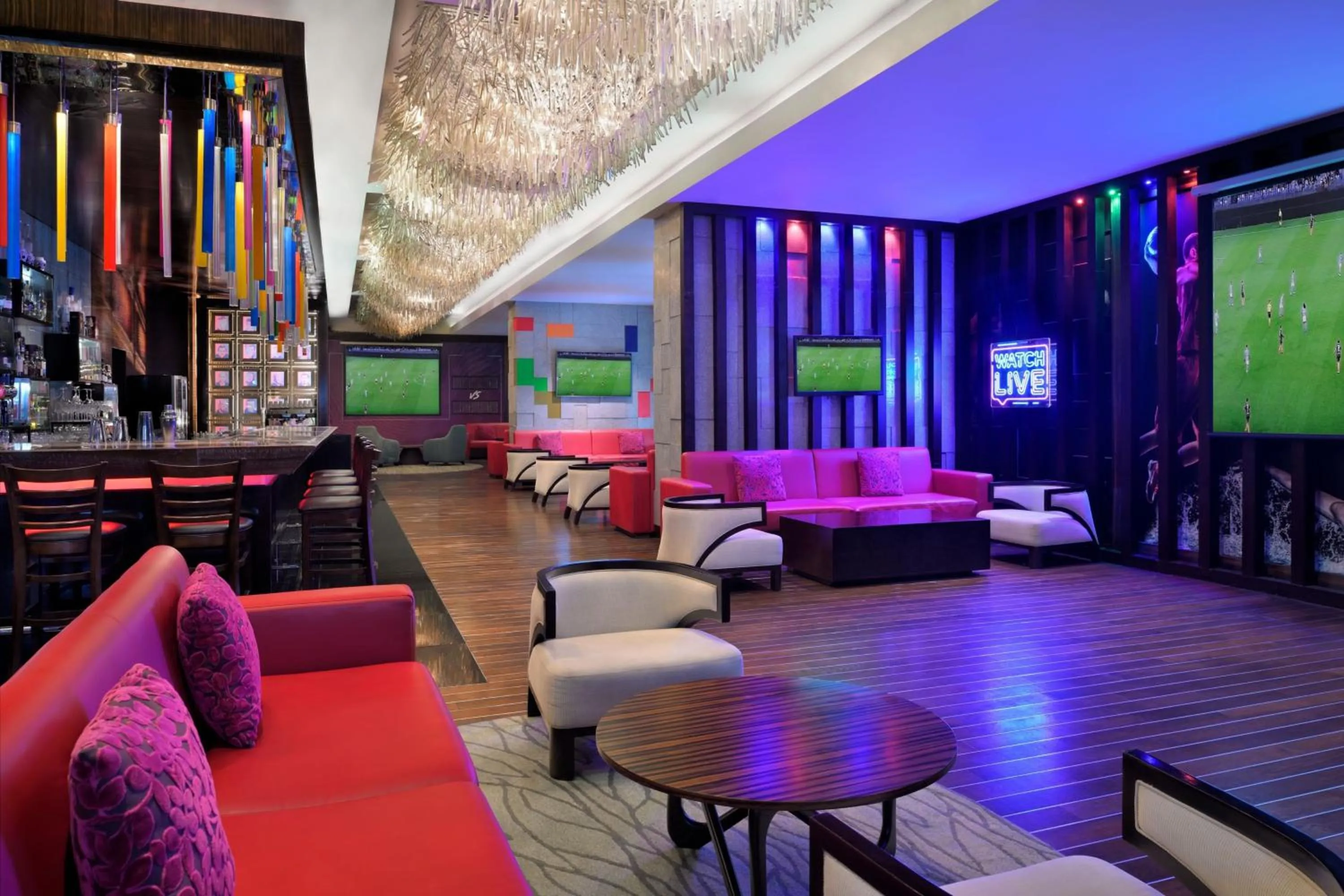 Lounge or bar in Marriott Hotel Al Jaddaf, Dubai