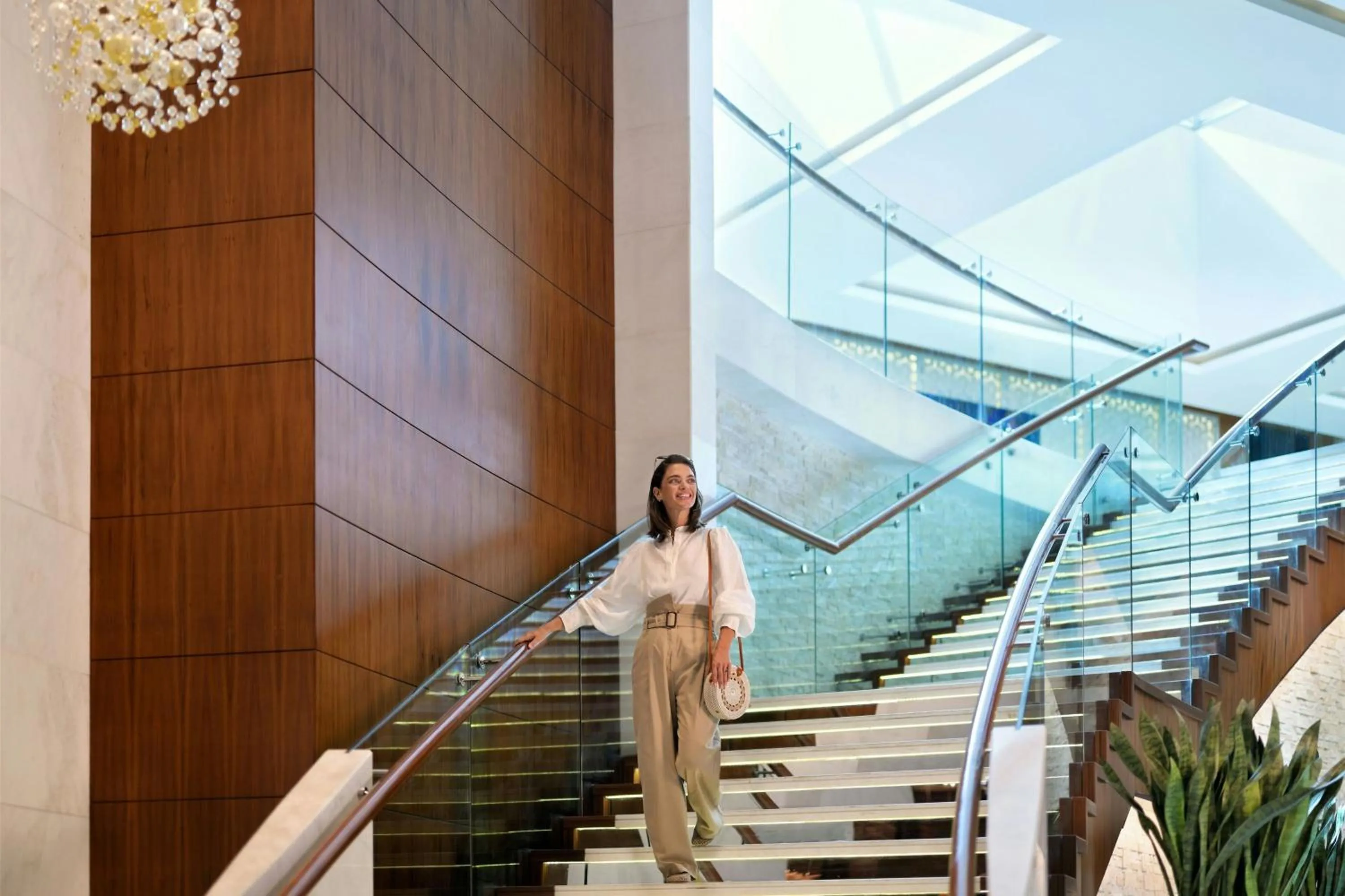 Lobby or reception in Marriott Hotel Al Jaddaf, Dubai