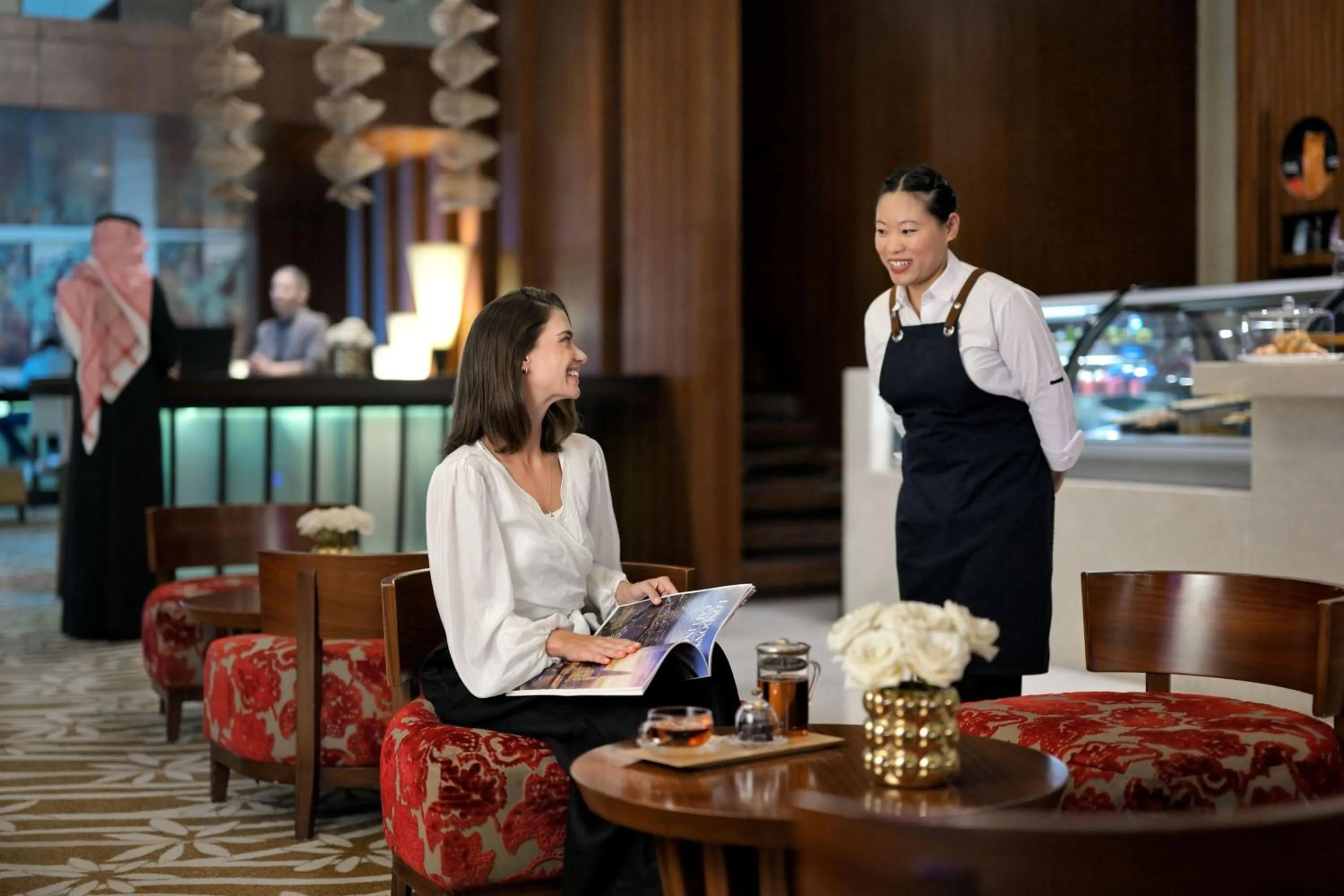 Lobby or reception in Marriott Hotel Al Jaddaf, Dubai