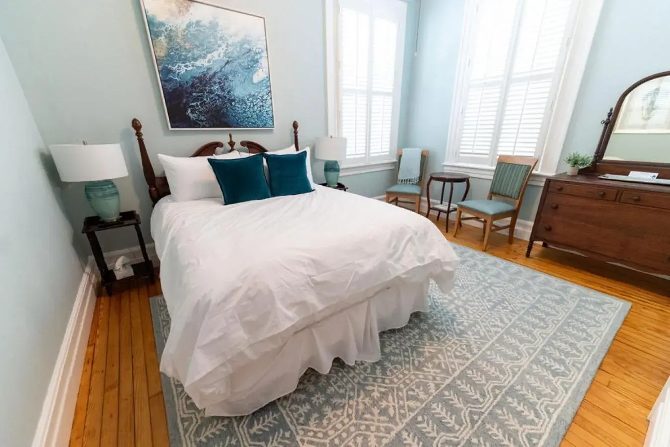 Bed in The Edenton Collection-Captain's Quarters Inn Bed in The Edenton Collection-Captain's Quarters Inn