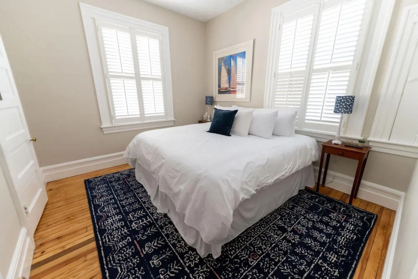 Bed in The Edenton Collection-Captain's Quarters Inn