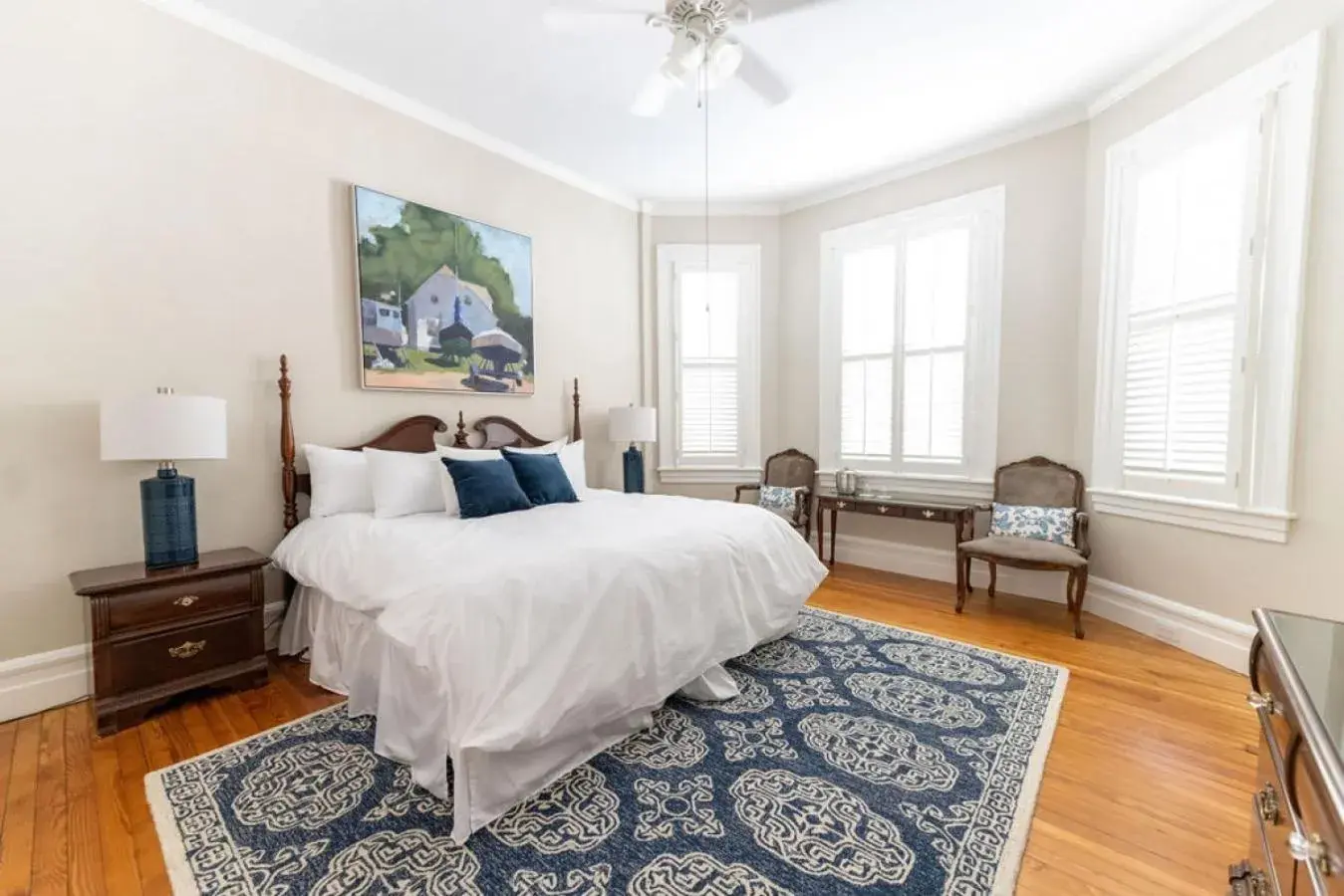 Bedroom, Bed in The Edenton Collection-Captain's Quarters Inn Bedroom, Bed in The Edenton Collection-Captain's Quarters Inn