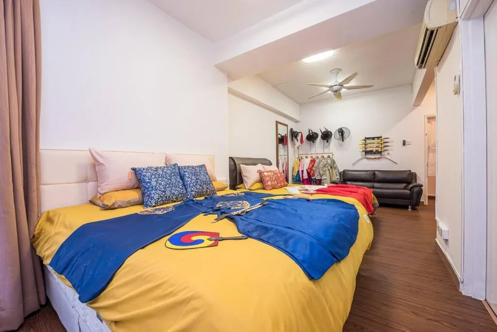 Bed in Fahrenheit88-Korea Theme Bukit Bintang Kuala Lumpur 2R2B 6Pax