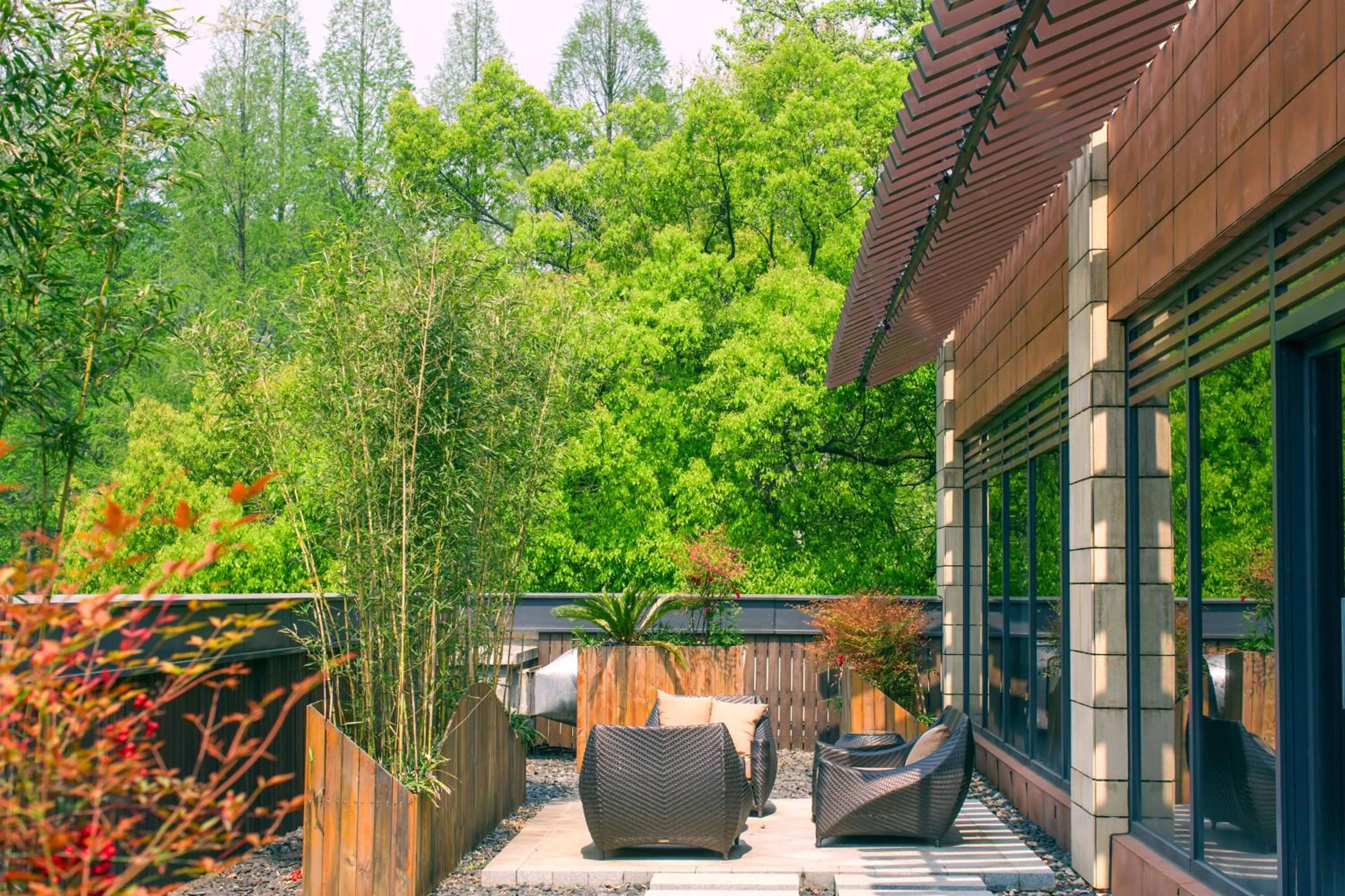 Balcony/Terrace in Millennium Resort Hangzhou