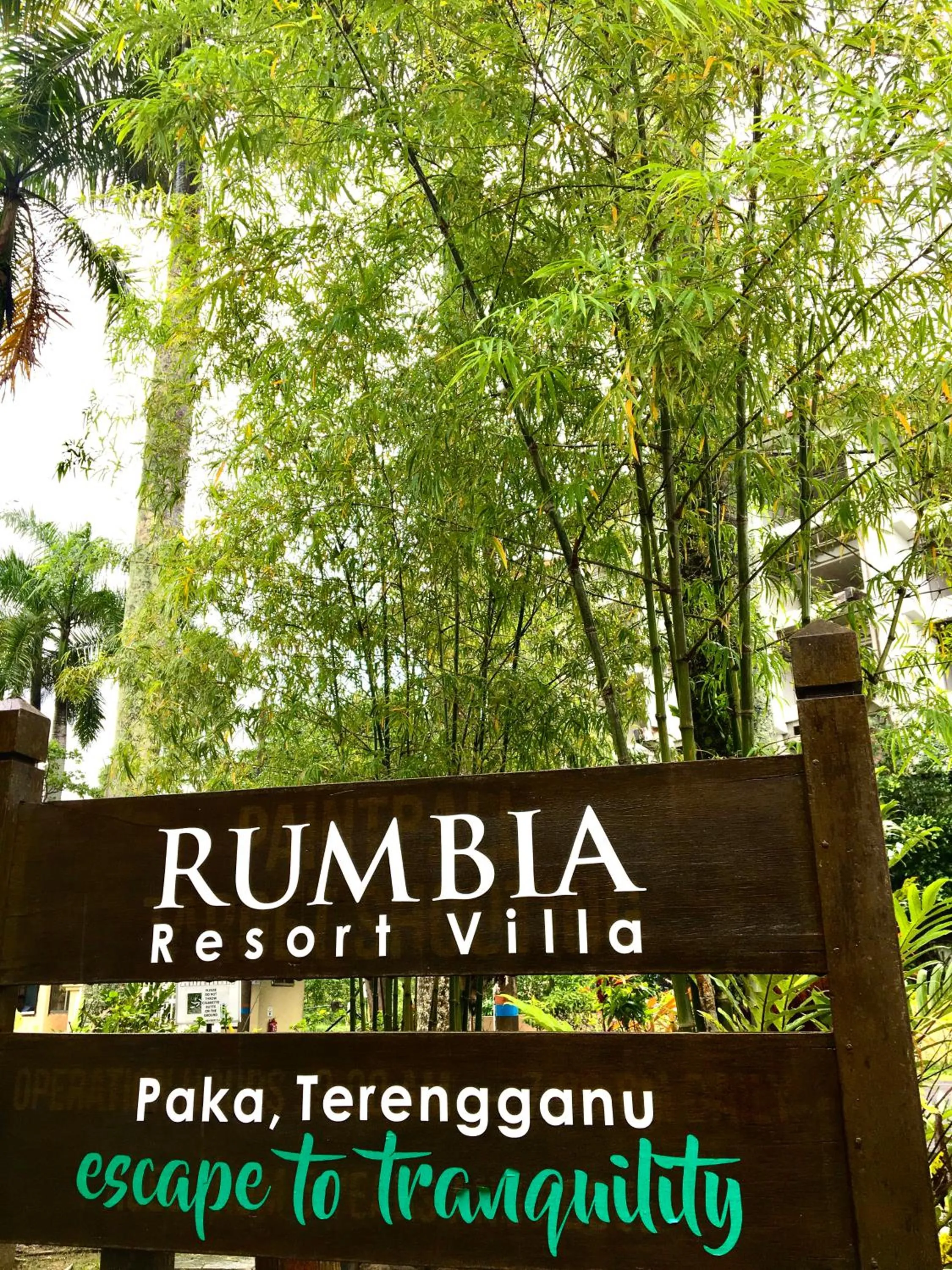Garden in RUMBIA RESORT VILLA Paka Terengganu