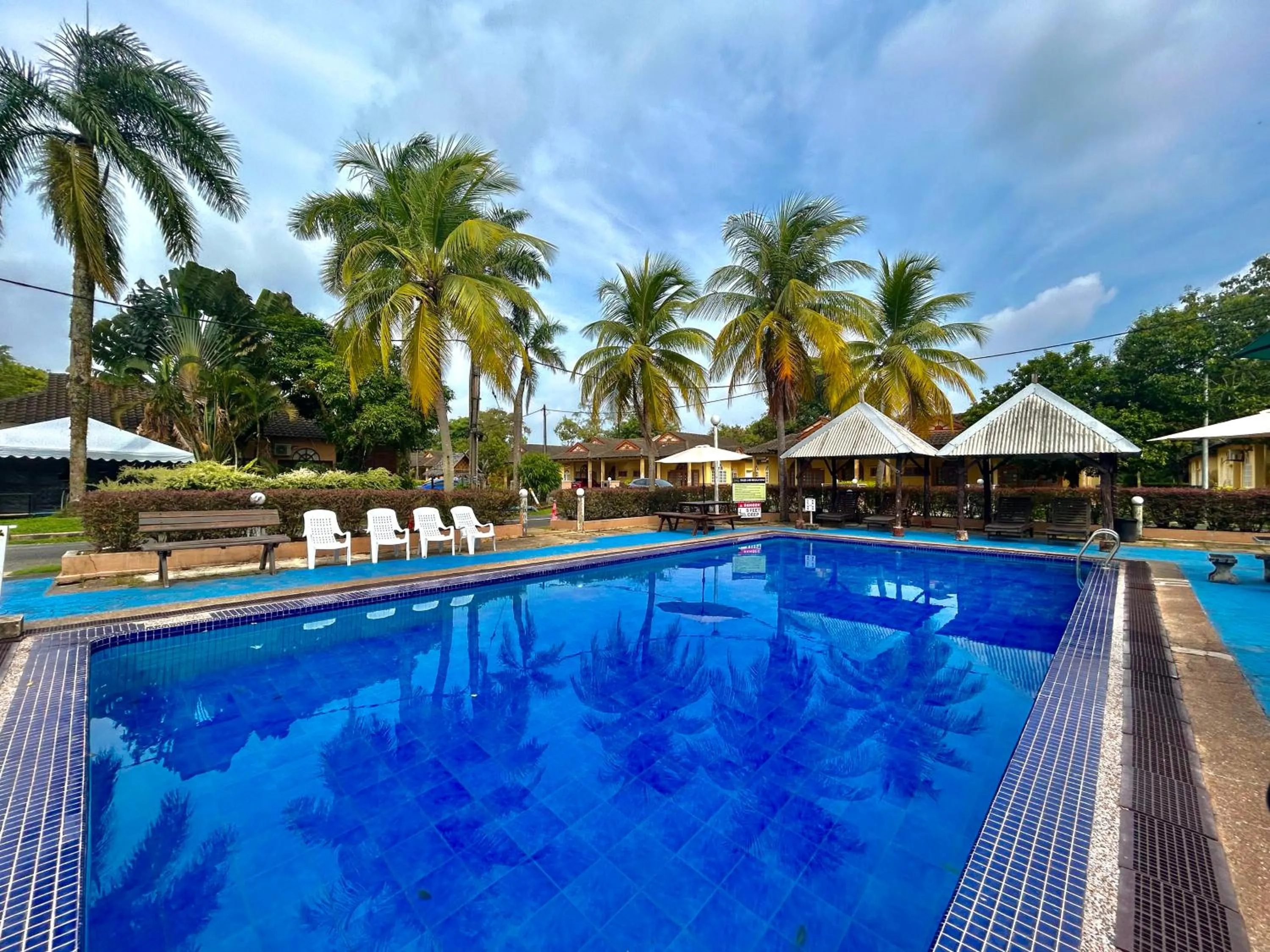 Pool view in RUMBIA RESORT VILLA Paka Terengganu