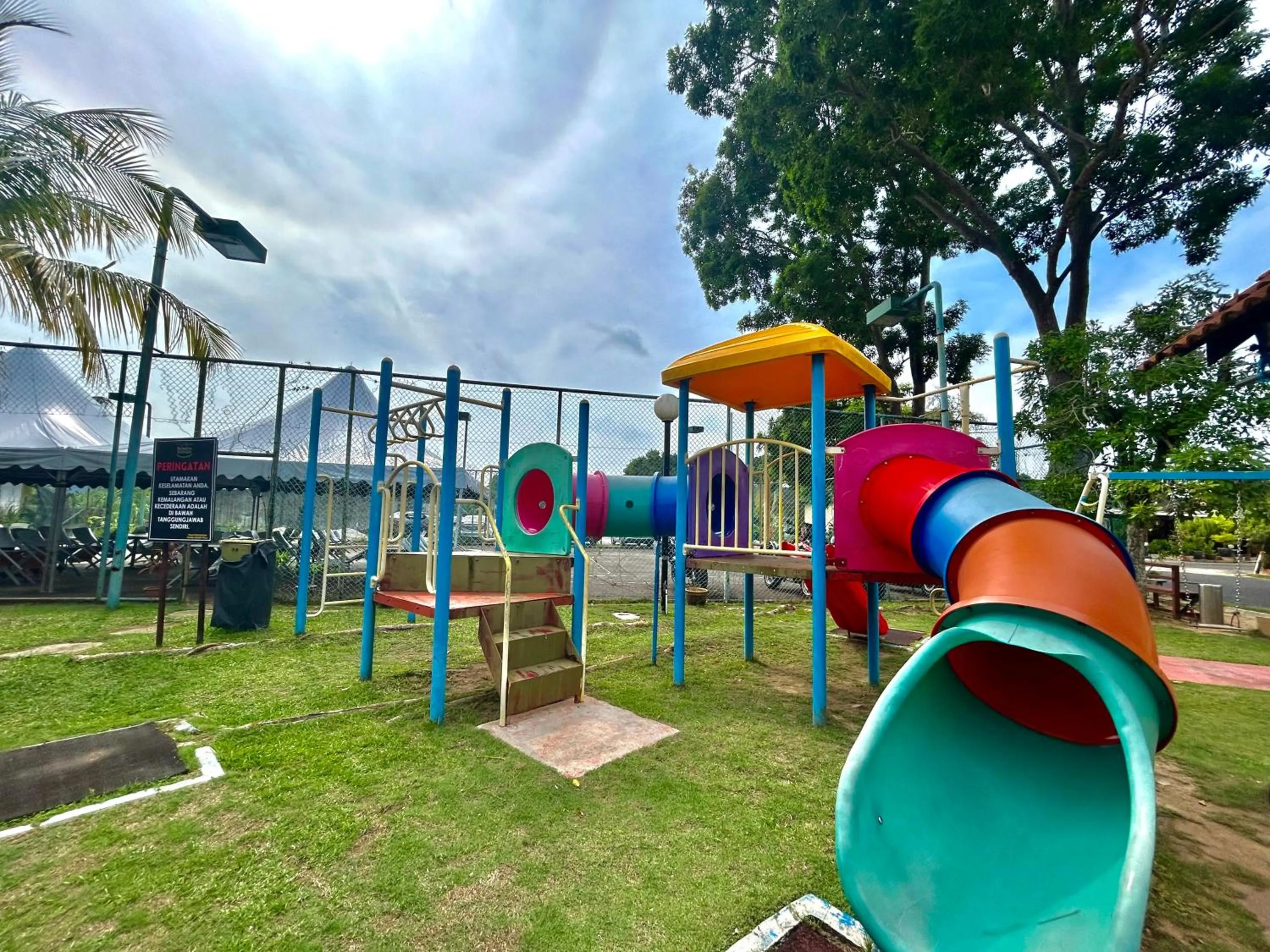 Children play ground in RUMBIA RESORT VILLA Paka Terengganu